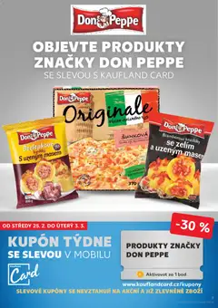 Náhled letáku Originale Pizza italského typ Šunková, Pizza italského typu Šunková šunka, sýr, bylinkové mo od 25.02.2026 | Strana: 7
