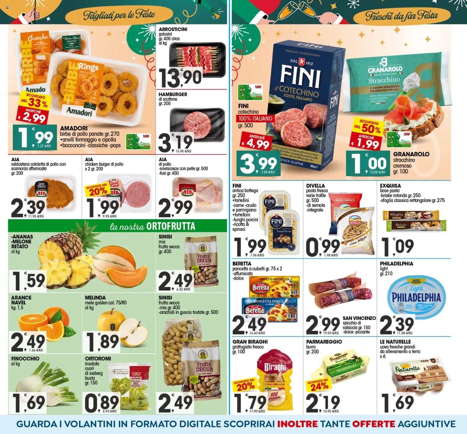 Volantino SISA del 27.12.2025 | Pagina: 4 | Prodotti: Uova, Pancetta, Insalata, Funghi