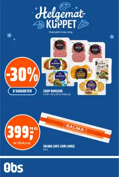 Forhåndsvisning av Coop Obs - Helgemat Kuppet gyldig fra 12.02.2026