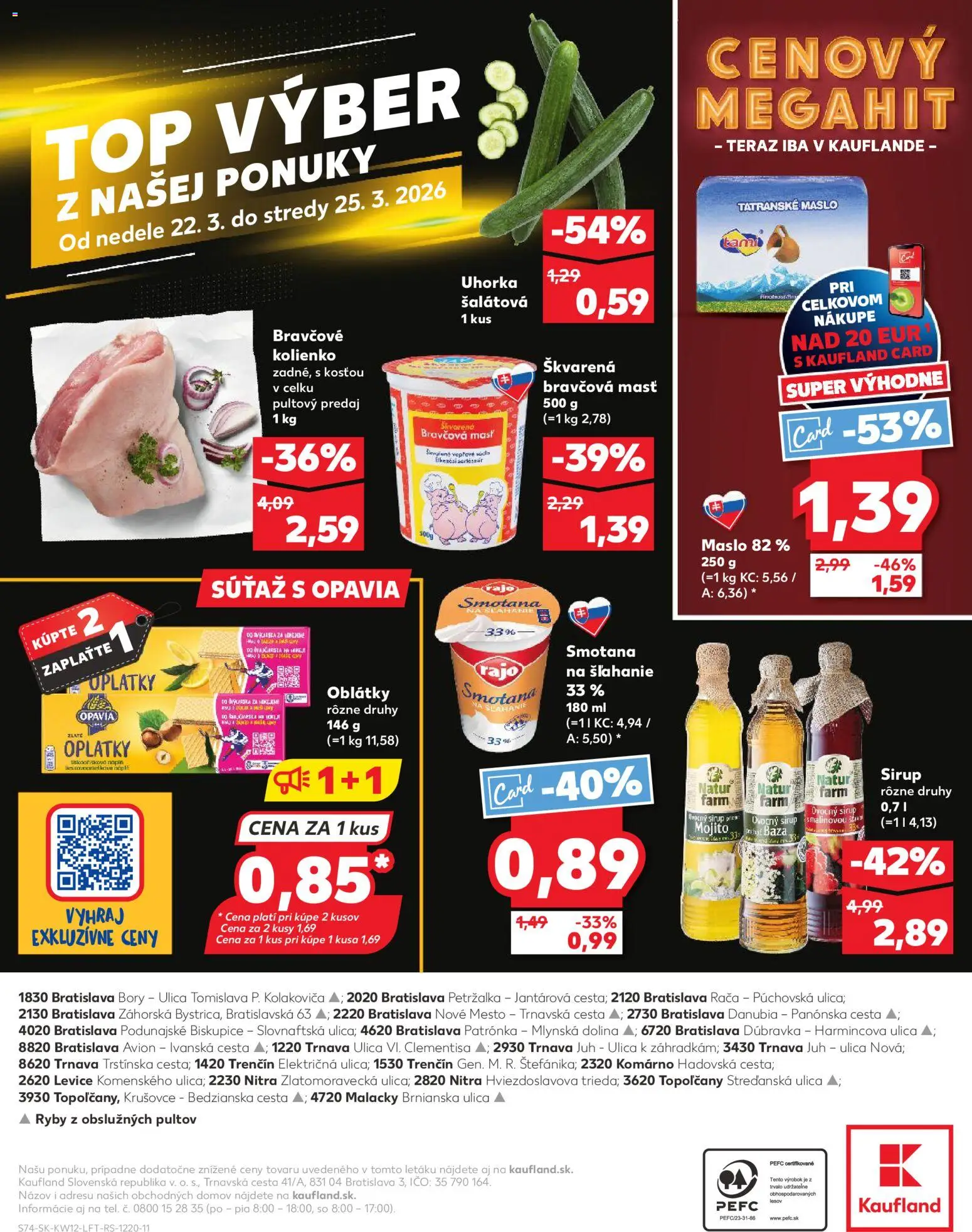 Kaufland SK akciós ujság - amely érvényes a következő dátumtól: 19.03.2026 | Oldal: 74 | Termékek: Só