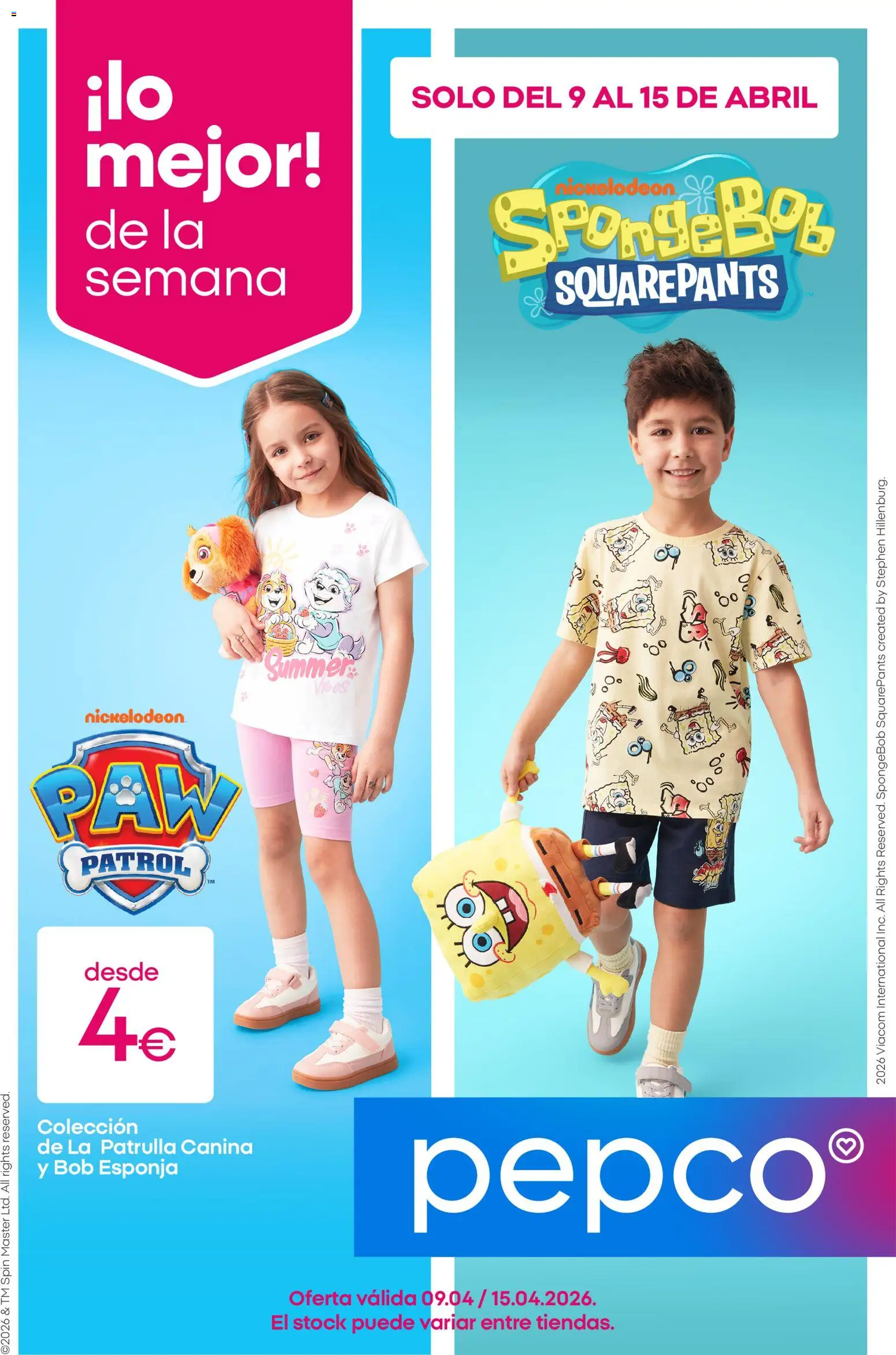 Pepco folleto │ válido desde el 09.04.2026 | Página: 1 | Productos: Esponja