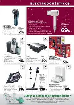 Vista previa Hipercor catálogo válido desde el 04.12.2025 | Página: 67 | Productos: Escoba, Té, Cafetera, Aspirador