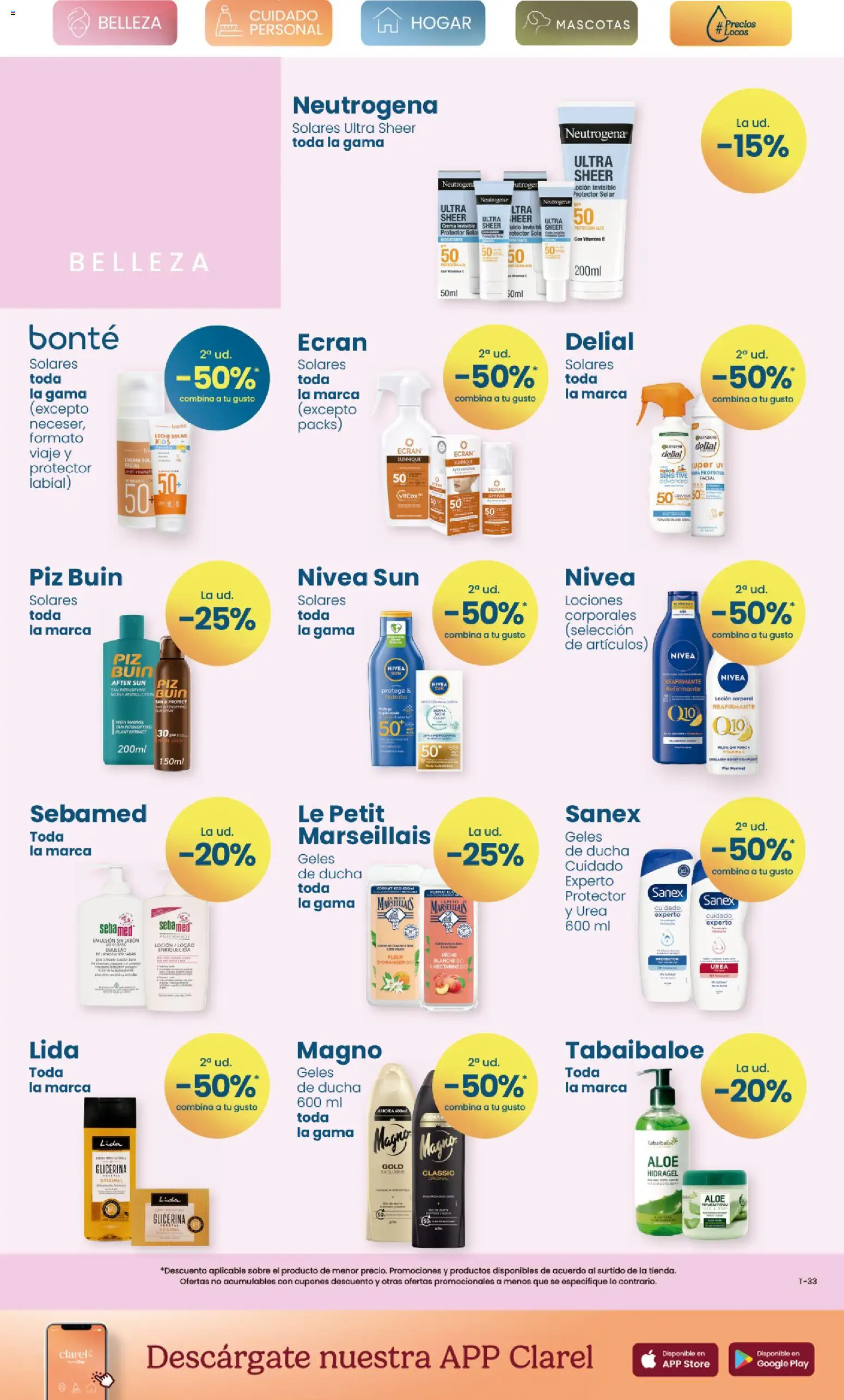 Clarel - folleto │ válido desde el 22.04.2026 | Página: 5 | Productos: Leche, Loción corporal, Crema, Ducha