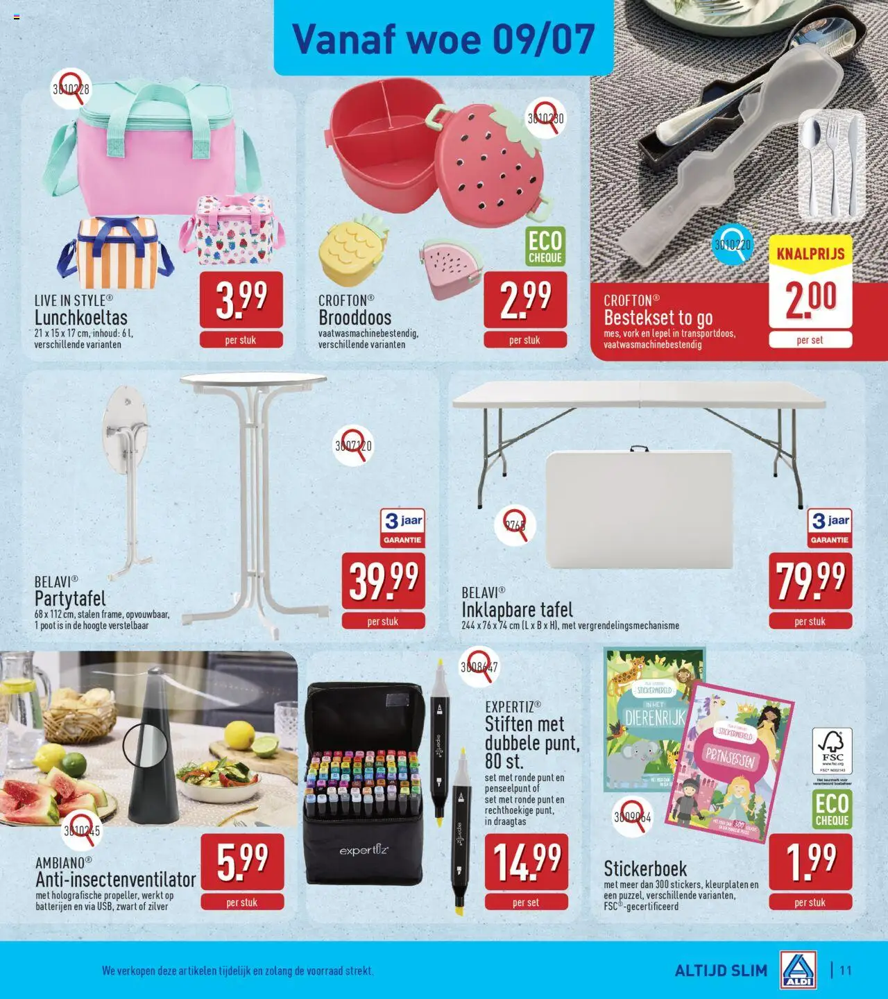  | Pagina: 11 | Producten: Tafel, Batterijen
