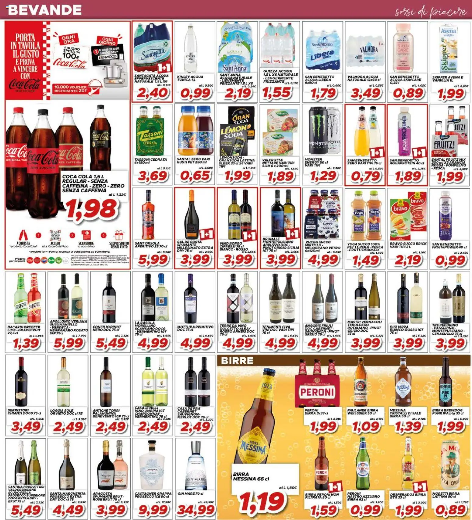 Volantino Ma Supermercati del 29.04.2026 | Pagina: 14 | Prodotti: Birra, Birra messina, Cedrata, Aperitivo