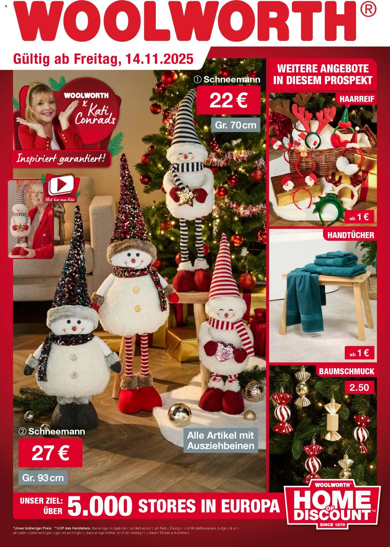 Woolworth Flugblatt gültig ab 14.11.2025 | Seite: 1 | Produkte: Video