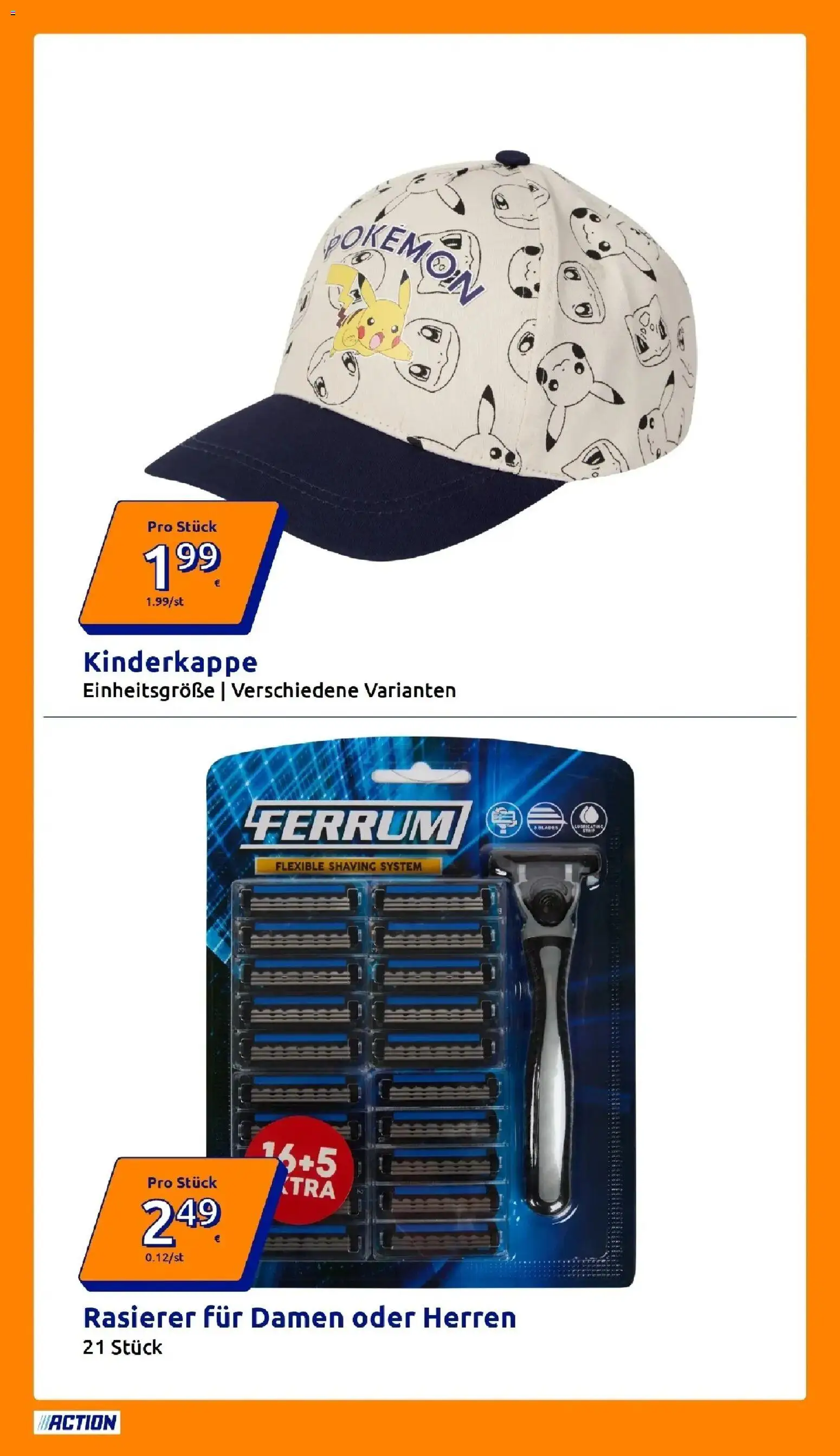 Action - Action: Kleine Preise, große Freude – gültig ab 21.04.2026 | Seite: 18 | Produkte: Rasierer