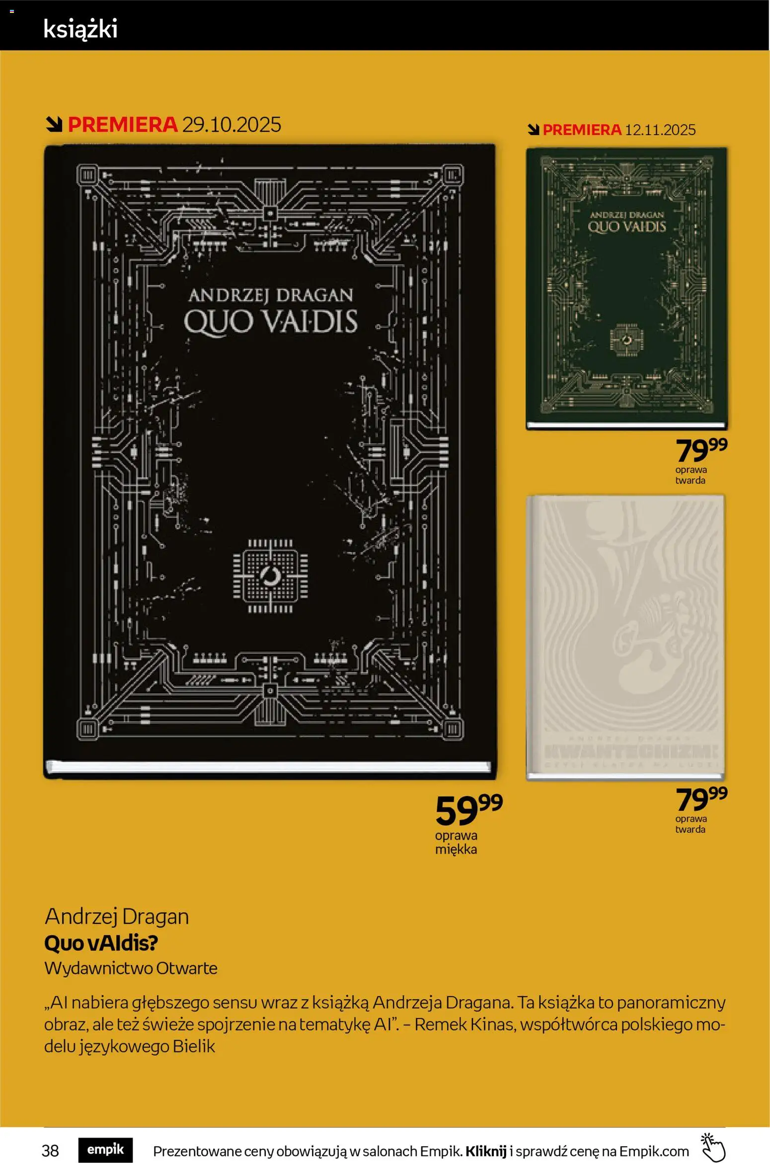 Empik Black Friday od 29.10.2025 | Strona: 38 | Produkty: Książki