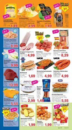 Jawoll Prospekt ab 23.02.2026 gültig | Seite: 3 | Produkte: Gouda, Garnelen, Salami, Schinken