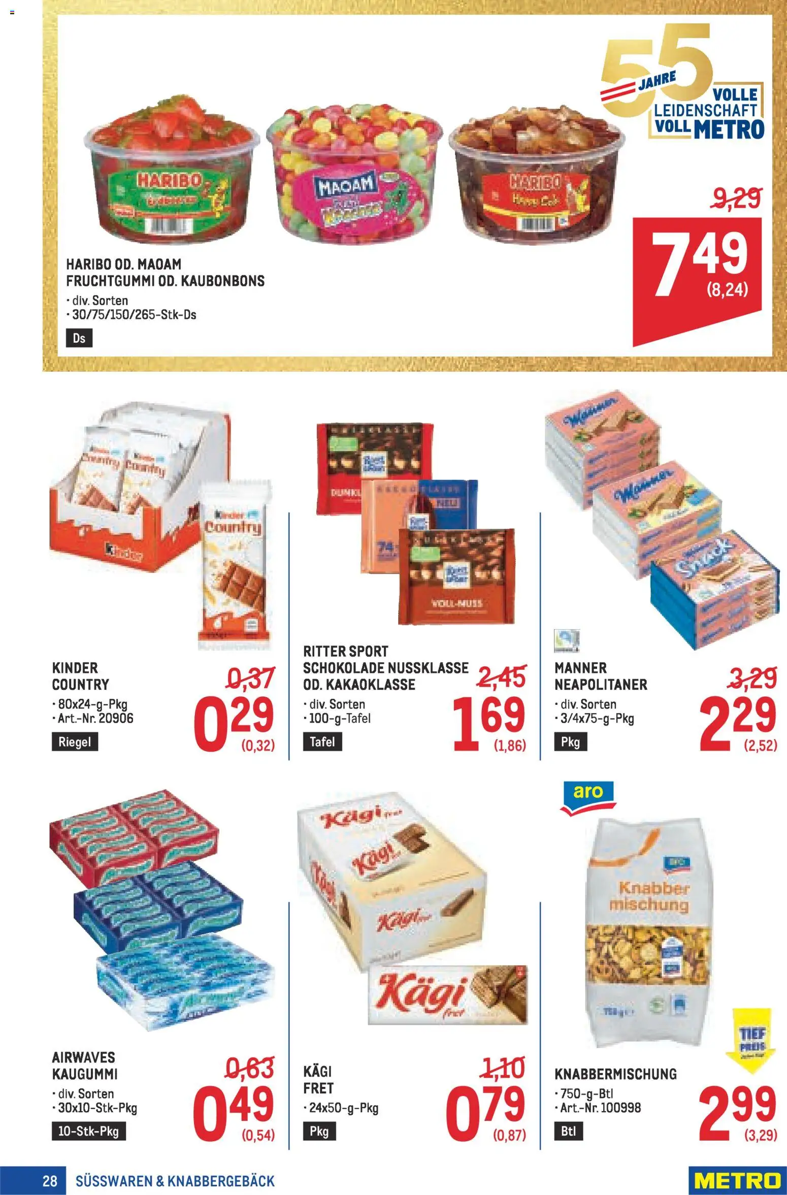 Metro Profi gültig ab 05.03.2026 | Seite: 28 | Produkte: Schokolade