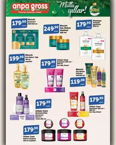 20.12.2025 tarihinden itibaren geçerli olan Anpa Gross kataloğu önizlemesi | Sayfa: 19 | Ürünler: Şampuan, Saç Kremi