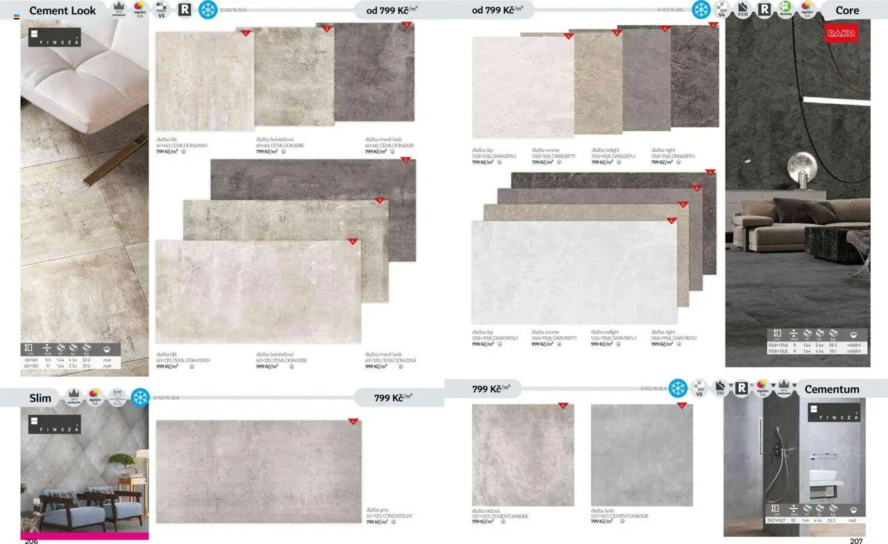 Siko koupelny katalog Koupelny 2025/2026 od 14.10.2025 | Strana: 104 | Produkty: Dlažba, Cement