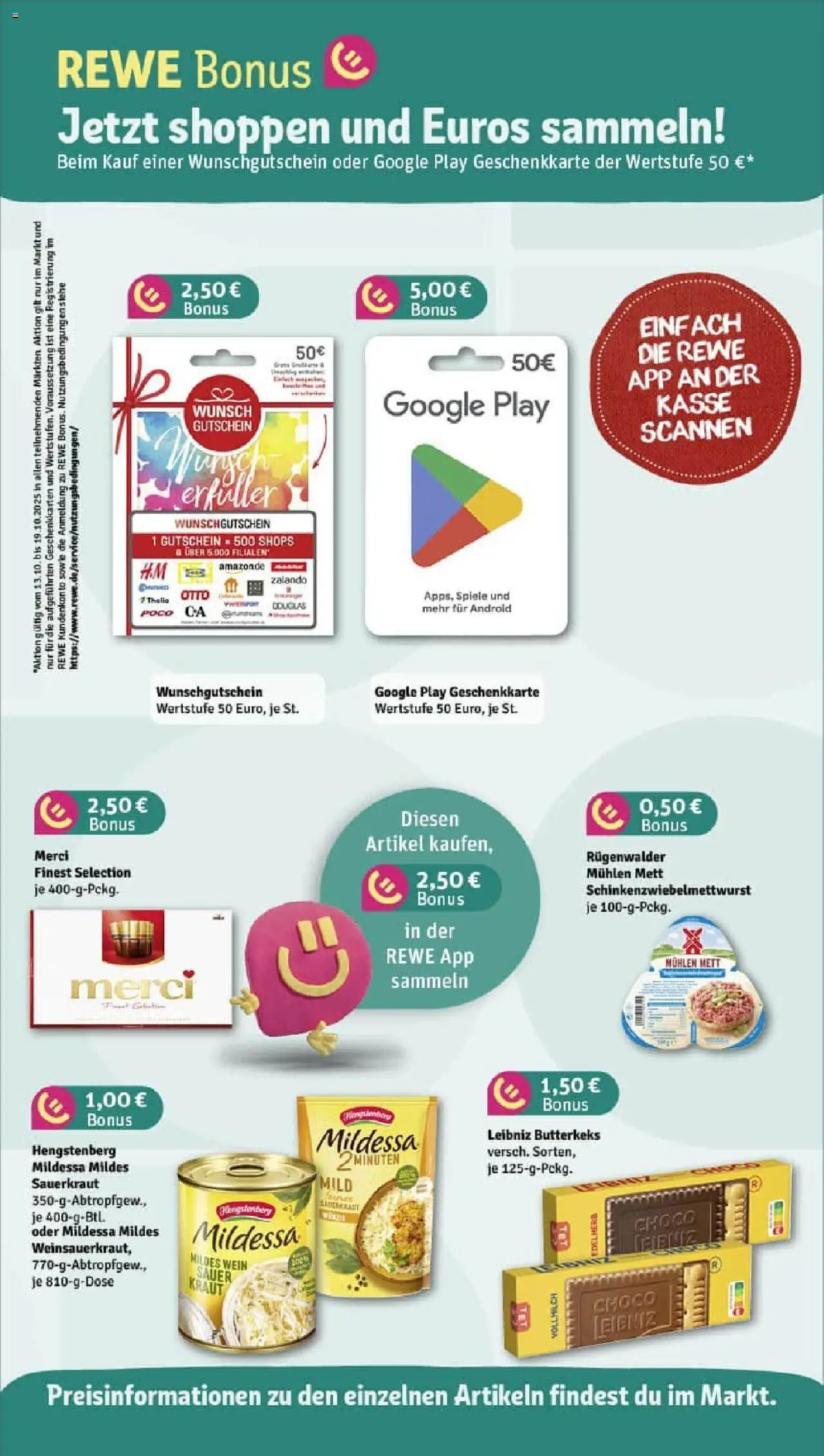 Rewe prospekt München	 – gültig ab 13.10.2025 | Seite: 6 | Produkte: Merci, Kraut, Wein