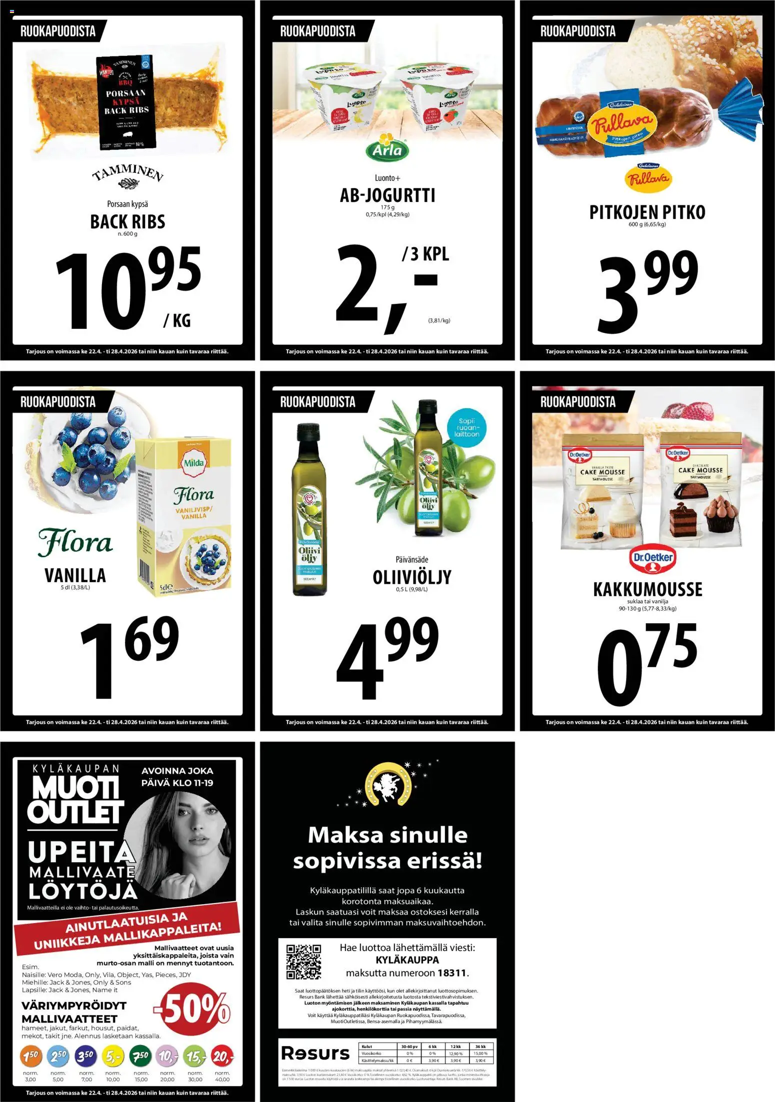 Tuuri tarjoukset – voimassa 22.04.2026 alkaen | Sivu: 30 | Tuotteet: Mousse, Oliiviöljy, Öljy, Suklaa