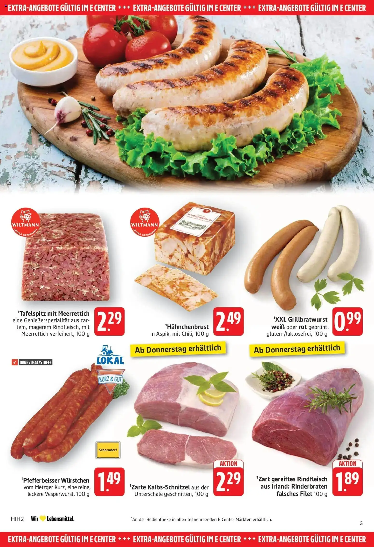 E center Prospekt Göppingen	 – gültig ab 05.04.2026 | Seite: 22 | Produkte: Rinderbraten, Rindfleisch