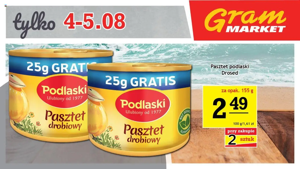 Gram Market Gazetka - Niesłychanie Niskie Ceny od 01.08.2025 | Strona: 7