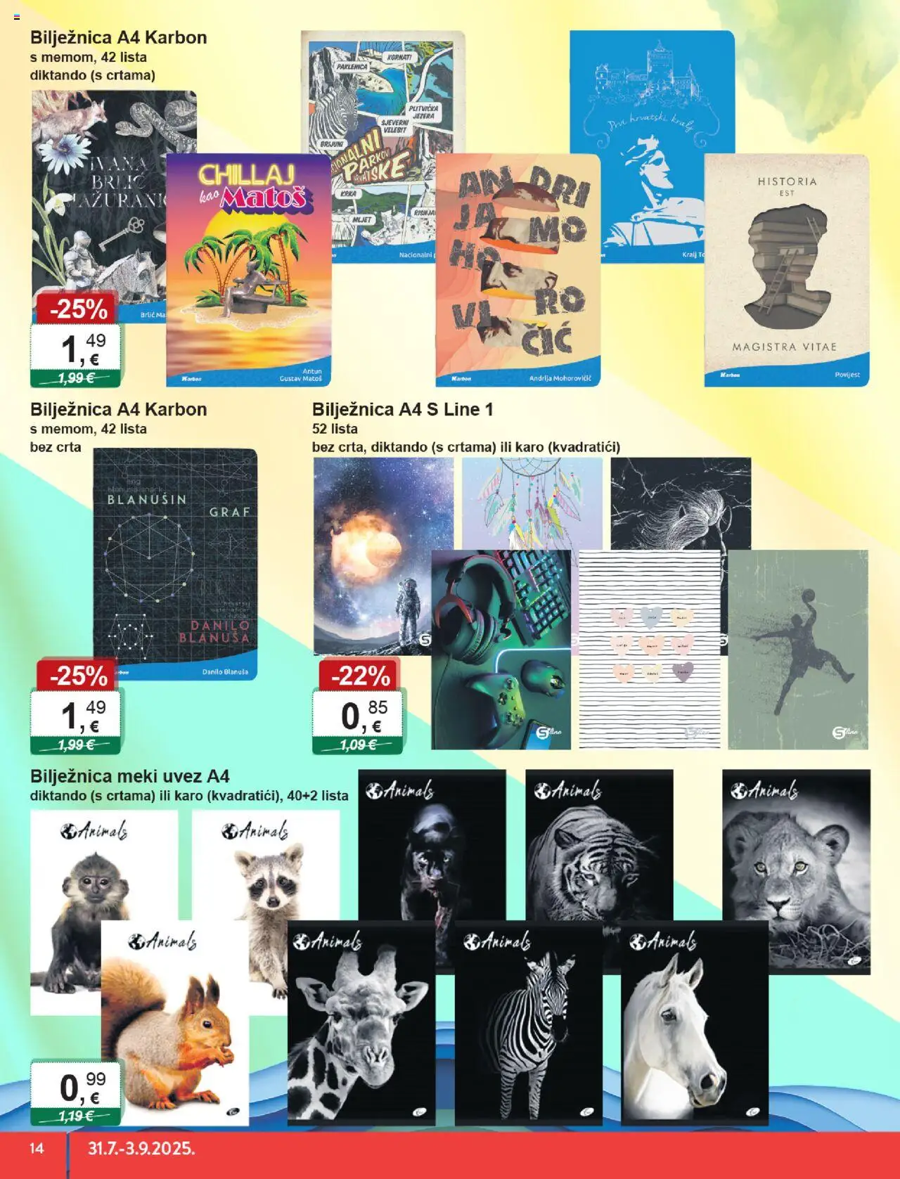 KTC katalog | vrijedi od 31.07.2025 | Stranica: 14 | Proizvodi: Bilježnica