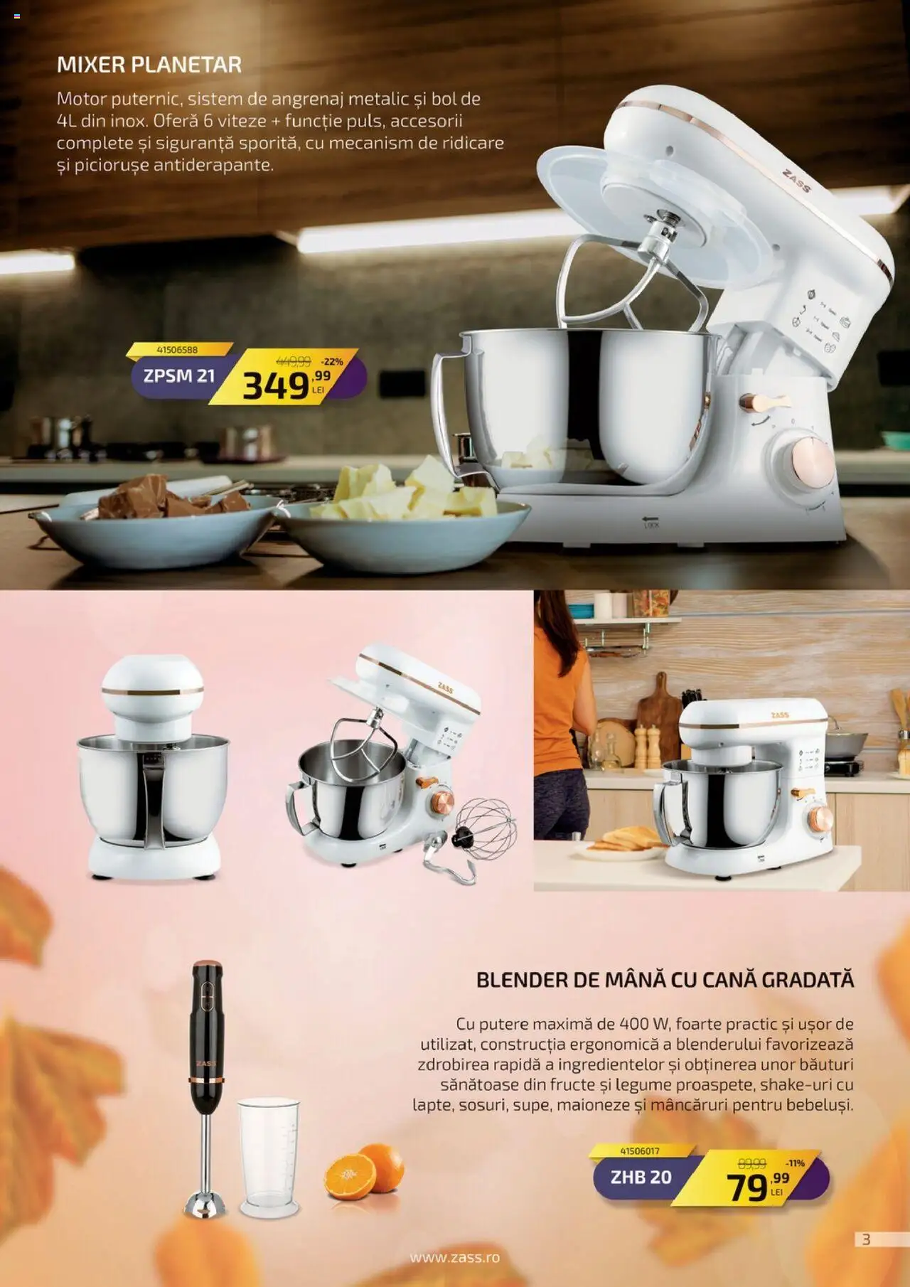 Noul catalog Carrefour – valabil de la 23.09.2025 | Pagină: 3 | Produse: Blender, Mixer, Legume, Fructe