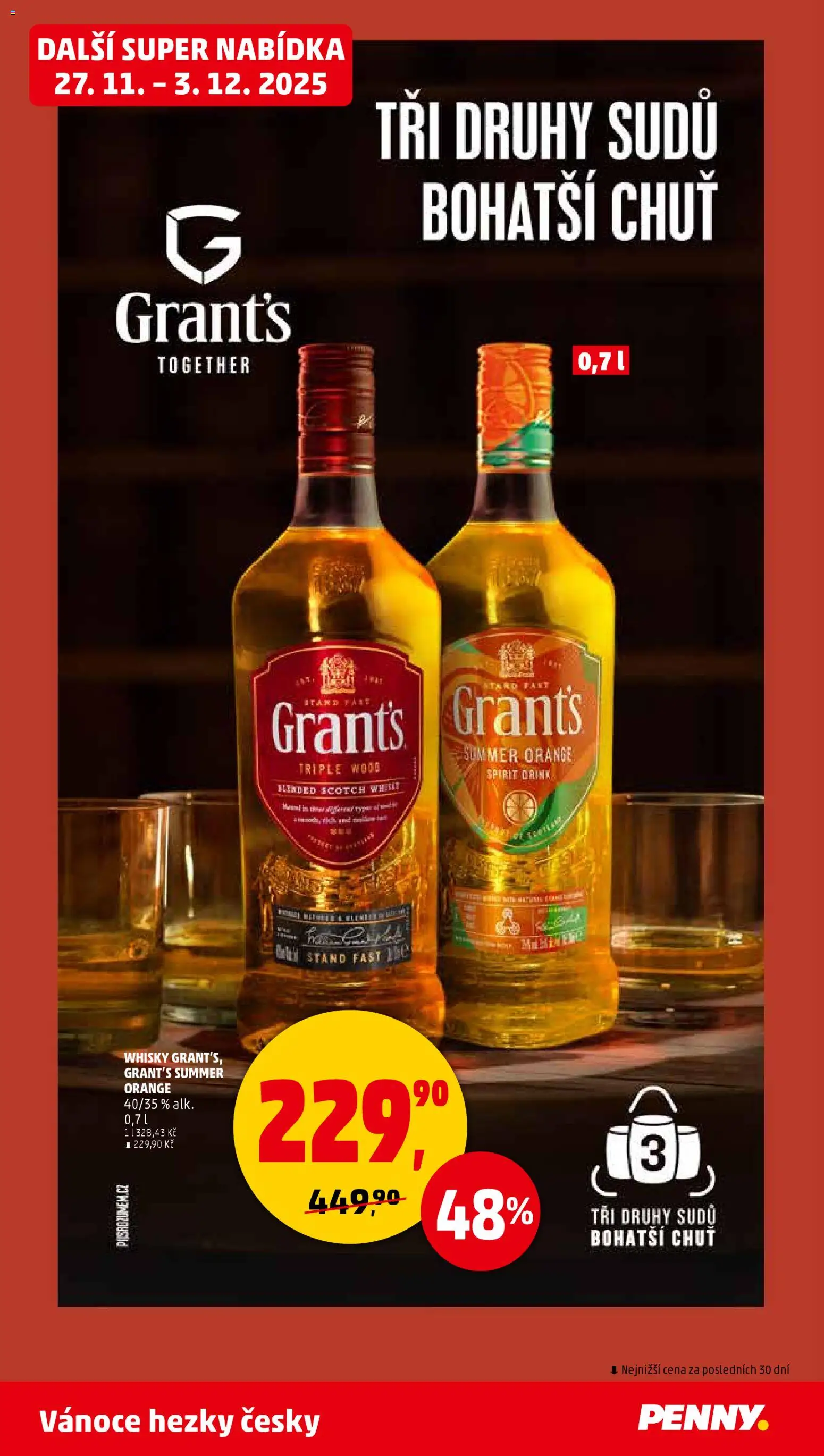 Penny Market leták - Čtvrtečník od 27.11.2025 | Strana: 35 | Produkty: Whisky