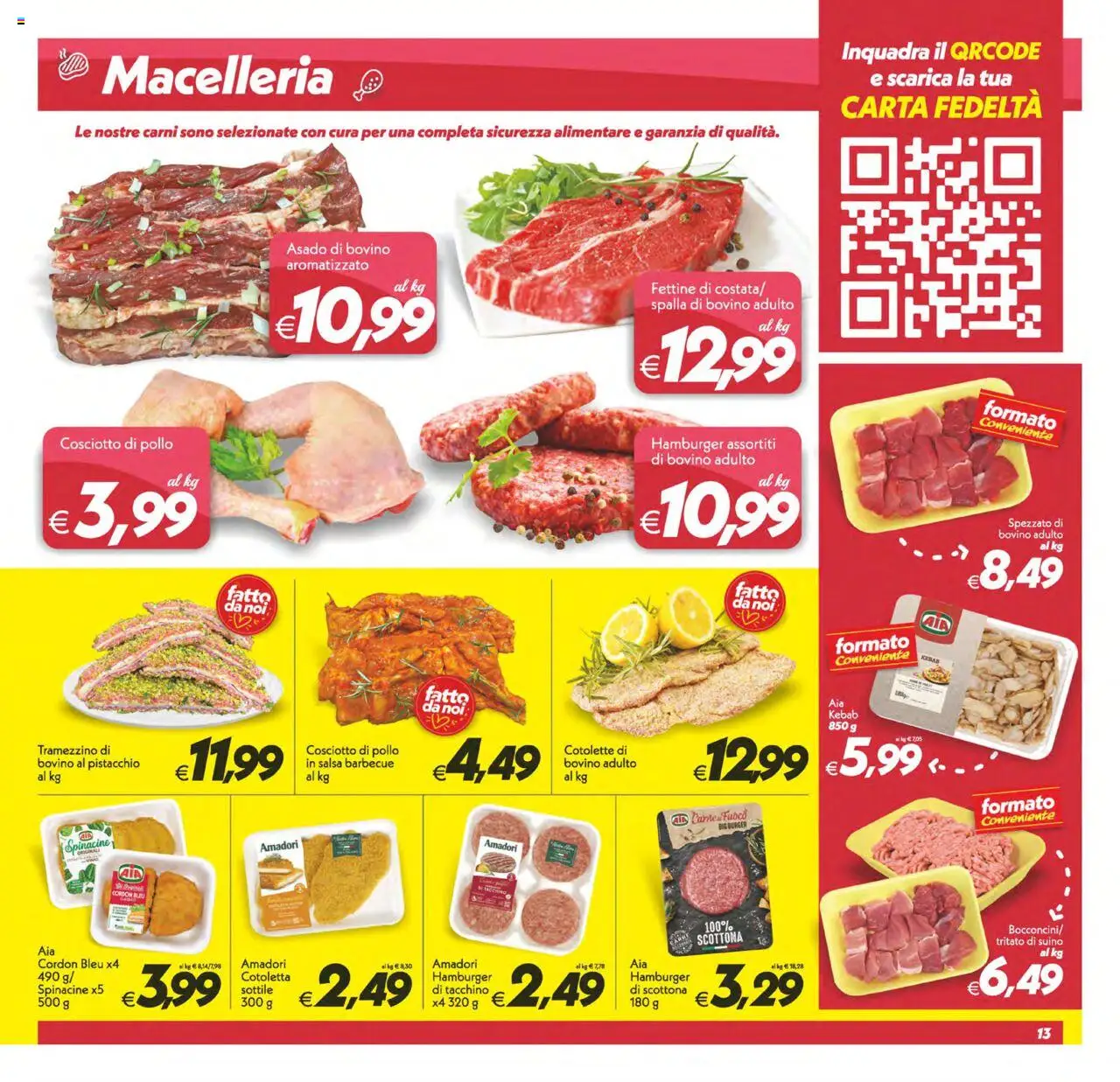 Volantino SuperConveniente del 20.06.2025 | Pagina: 13 | Prodotti: Tacchino, Barbecue, Tramezzino, Salsa barbecue