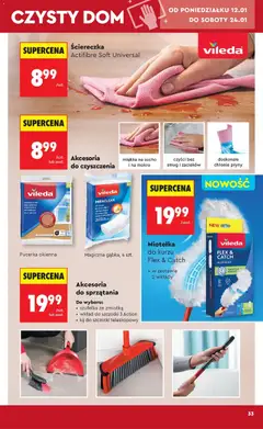 Pogląd oferty "Miotełka do kurzu Flex & Catch, Duster Flex & Catch with 2 refills" - ważna od 10.01.2026 | Strona: 35