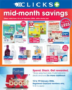 Clicks specials catalogue – valid from 10.02.2026