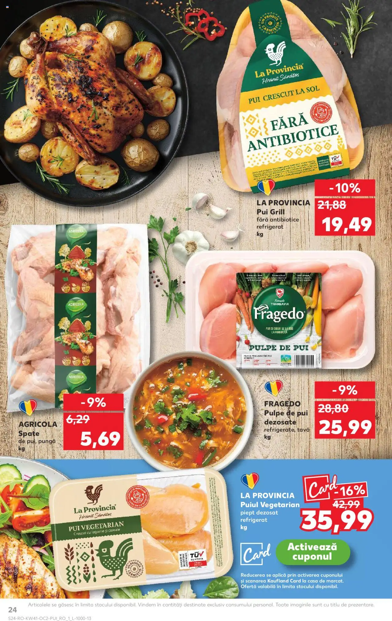 Kaufland RO akciós ujság - amely érvényes a következő dátumtól: 08.10.2025 | Oldal: 24 | Termékek: Grill