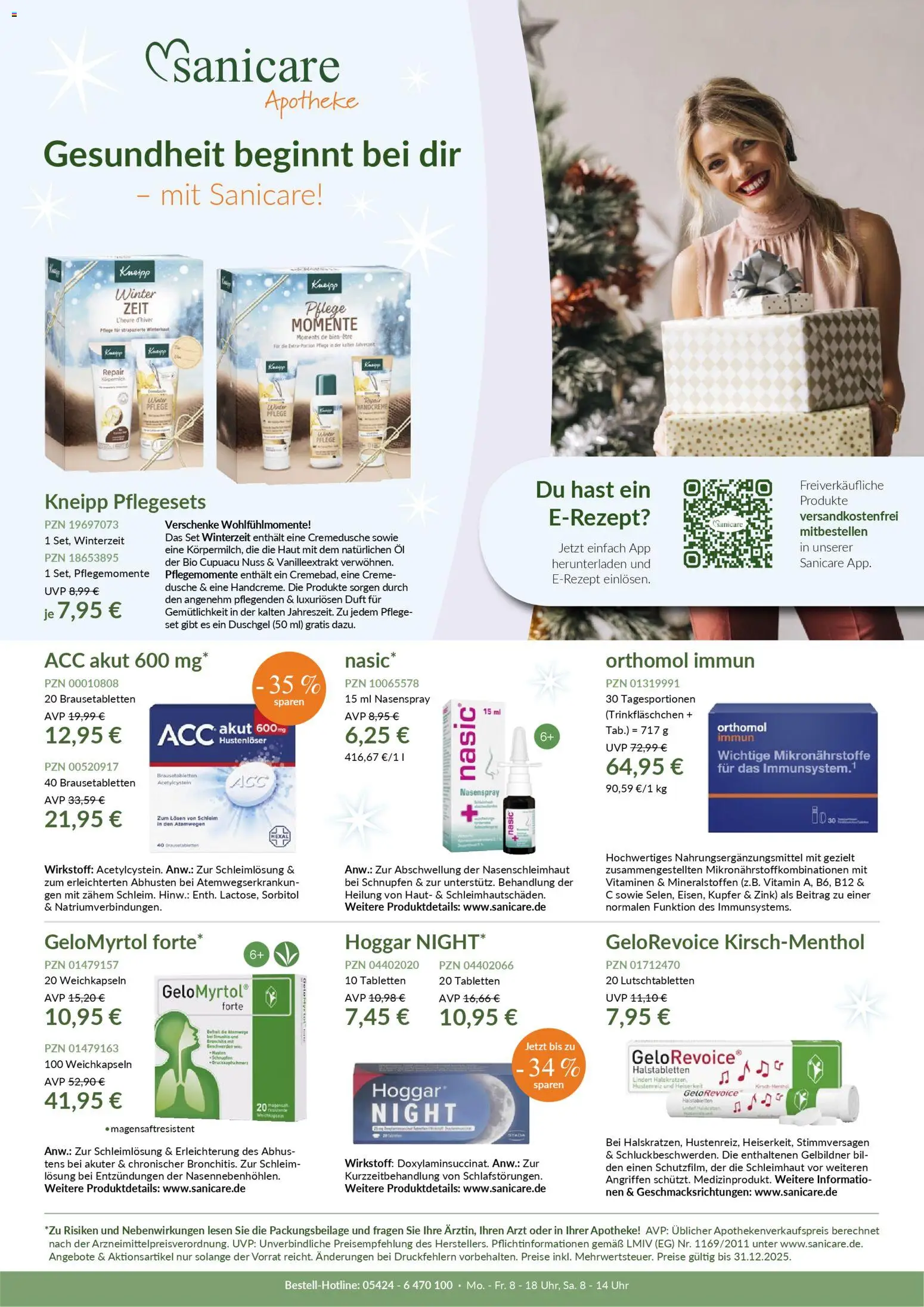 Sanicare Prospekt 	 – gültig ab 01.12.2025 | Seite: 1