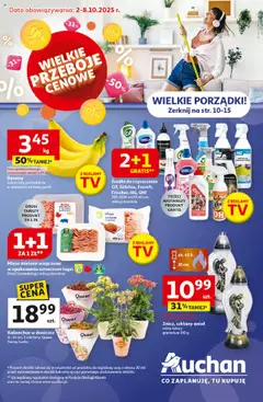 Pogląd oferty "Auchan Gazetka - Wielkie przeboje cenowe Hipermarket" - ważna od 02.10.2025
