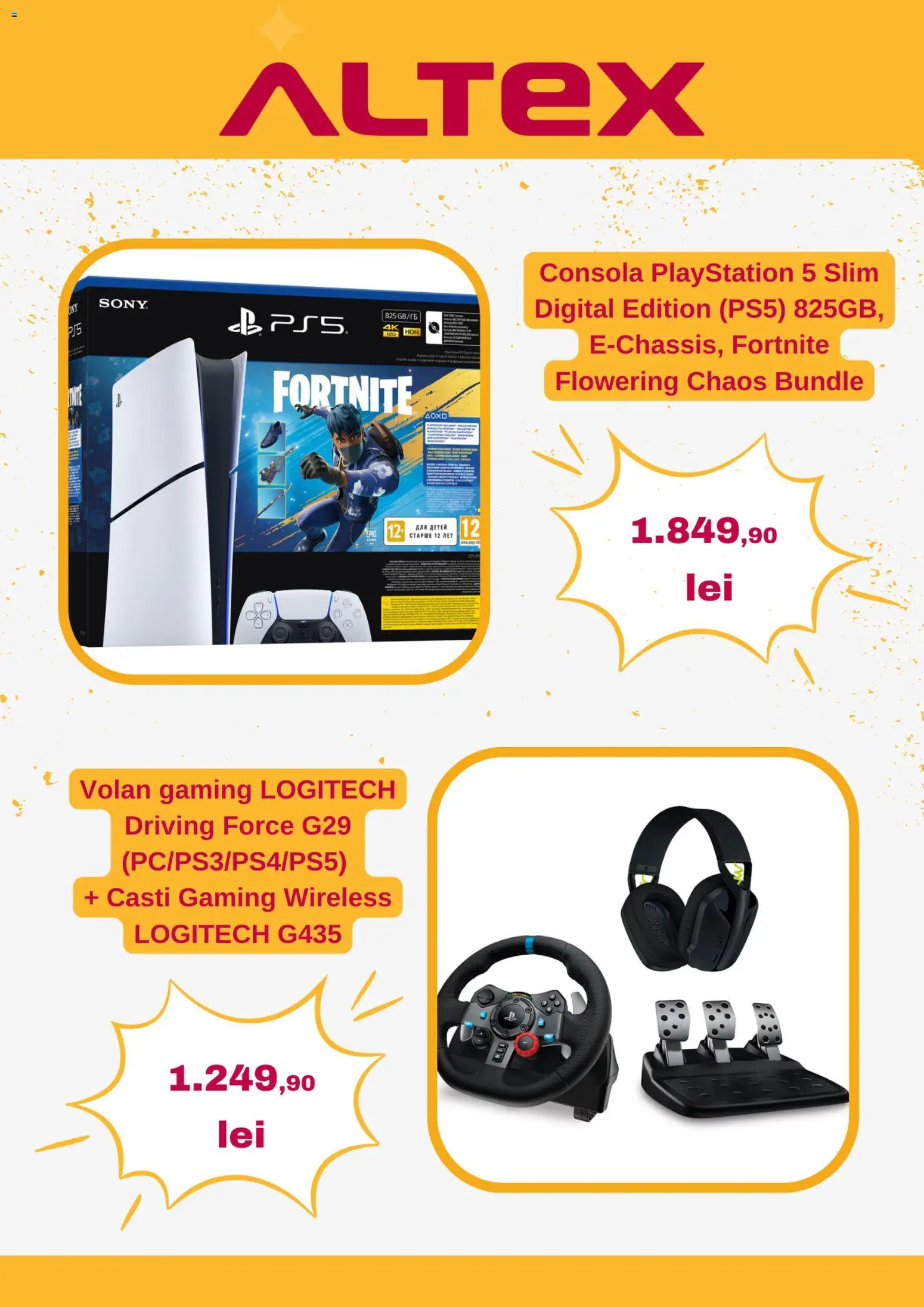 Noul catalog Altex – valabil de la 18.12.2025 | Pagină: 4 | Produse: Căști, Playstation