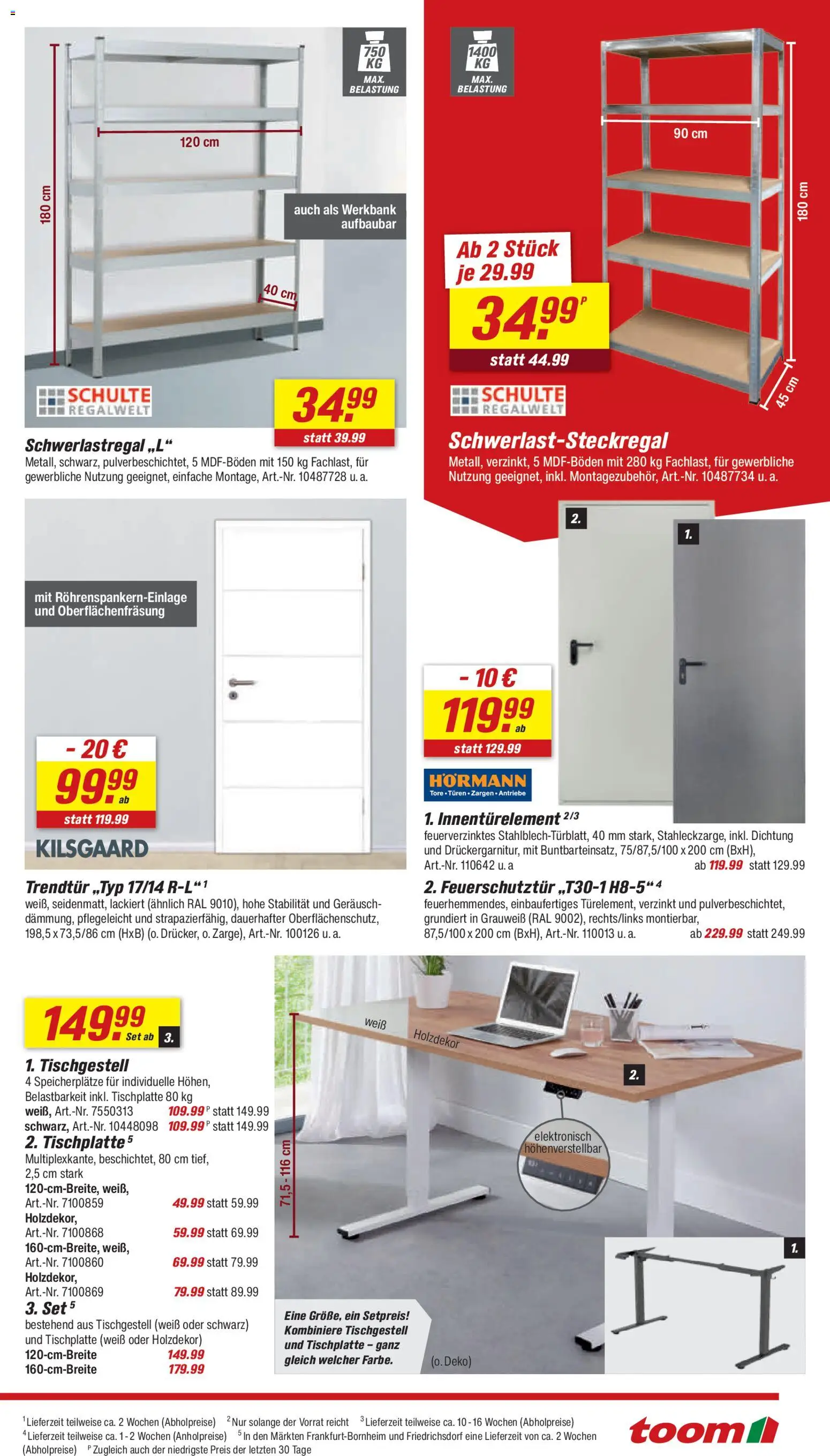 Toom Baumarkt Prospekt 	 – gültig ab 25.04.2026 | Seite: 29 | Produkte: Schwerlastregal