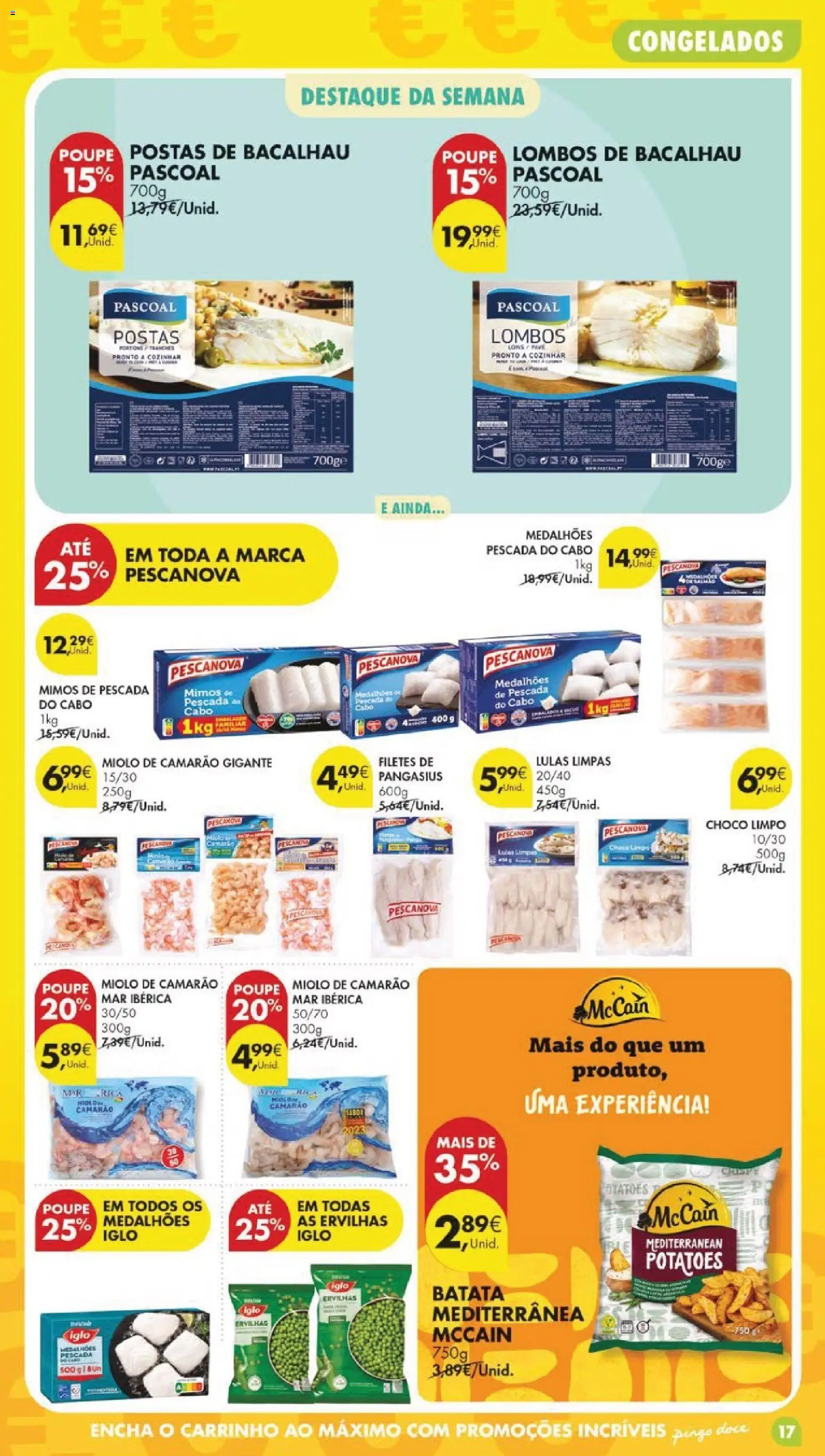 Pingo Doce folheto │ válido de 28.04.2026 | Página: 19 | Produtos: Batata, Cabo, Pescada, Lulas