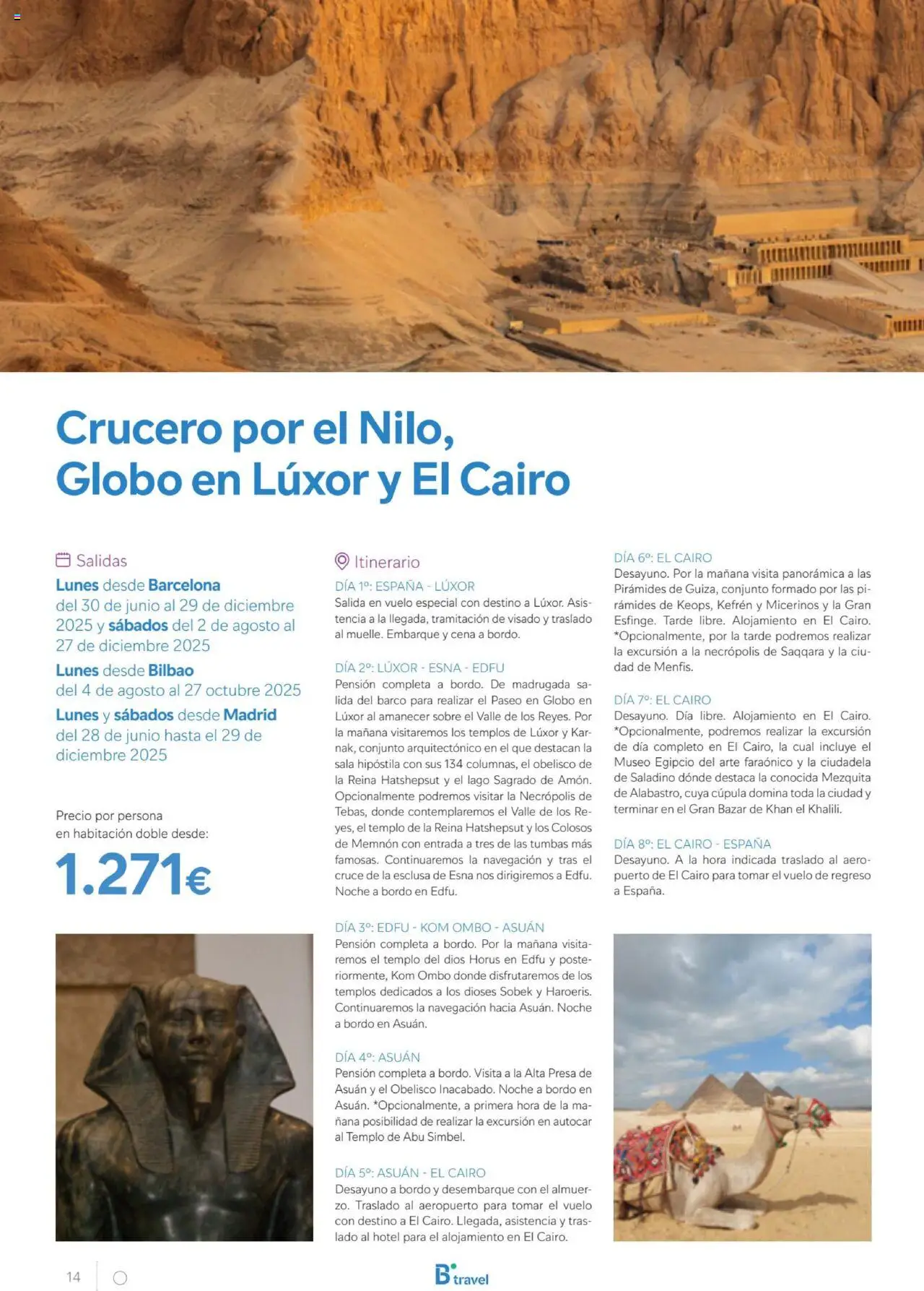 B the travel brand Egipto │ válido desde el 01.07.2025 | Página: 14