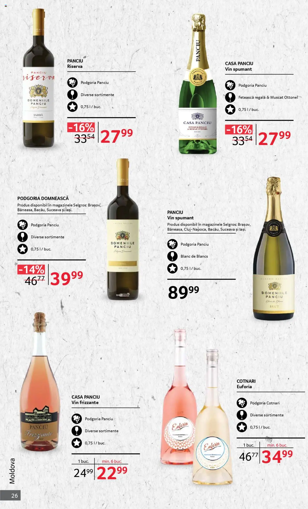 Noul catalog Selgros – valabil de la 01.10.2025 | Pagină: 26 | Produse: Vin, Toplu Oyuncaklar