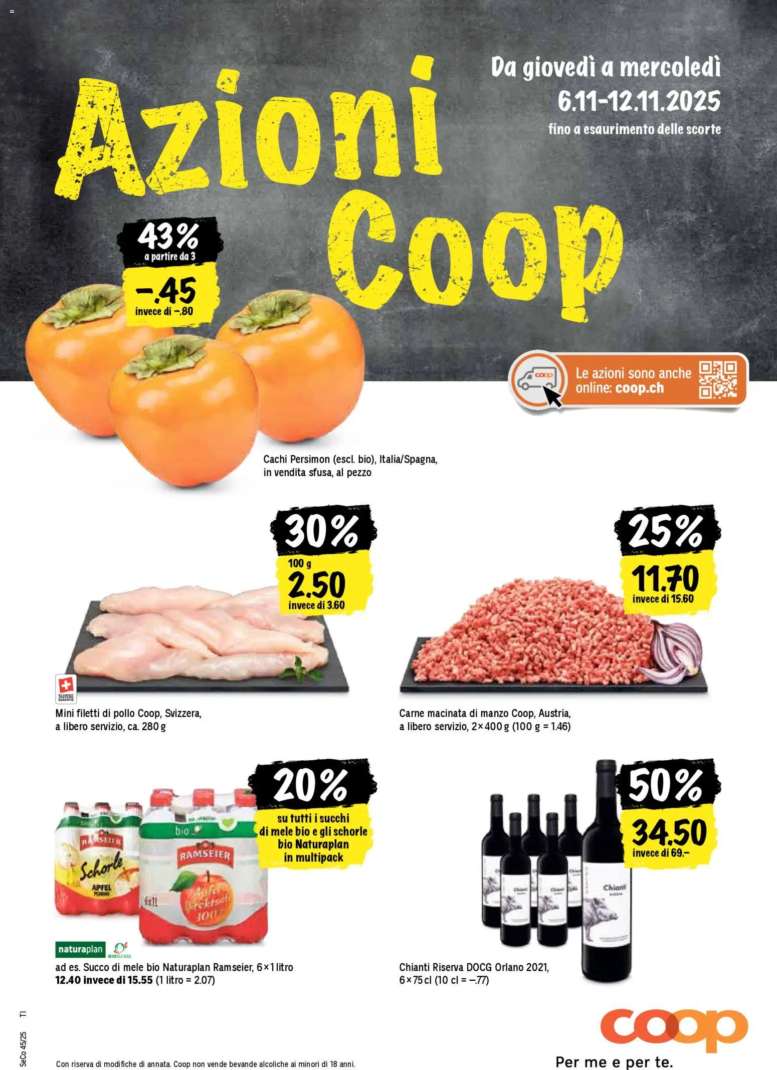 Coop - Una settimana di azioni – gültig ab 06.11.2025 | Seite: 1 | Produkte: Äpfel, Apple