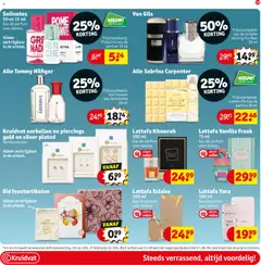 Kruidvat oorbellen en piercings gold en silver plated, Verkleurd niet. Alleen verkrijgbaar in de winkel. - Voorbeeld van een folder van Kruidvat, geldig van 24.02.2026 | Pagina: 22