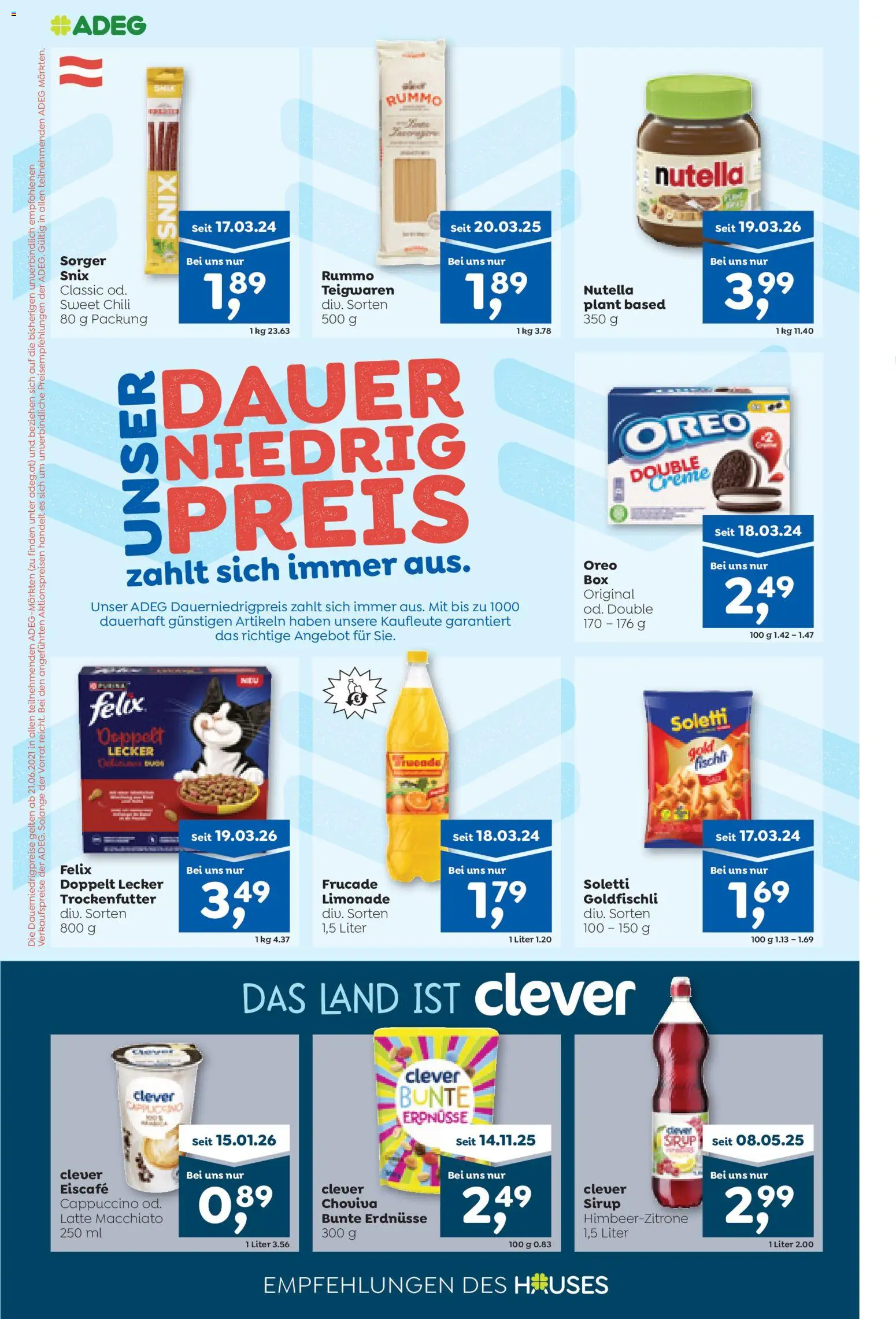 ADEG Flugblatt gültig ab 07.05.2026 | Seite: 10 | Produkte: Chili, Папионка, Creme