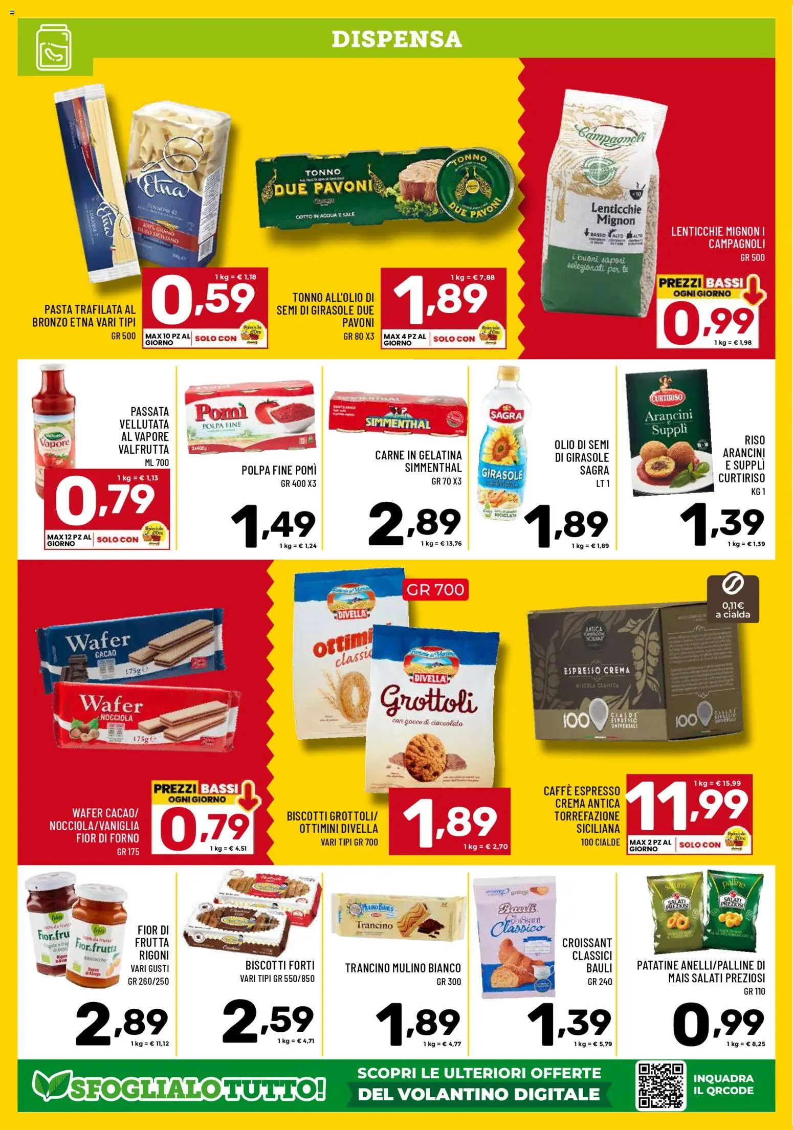 Volantino Il Centesimo del 25.11.2025 | Pagina: 12 | Prodotti: Riso, Tè, Croissant, Cacao