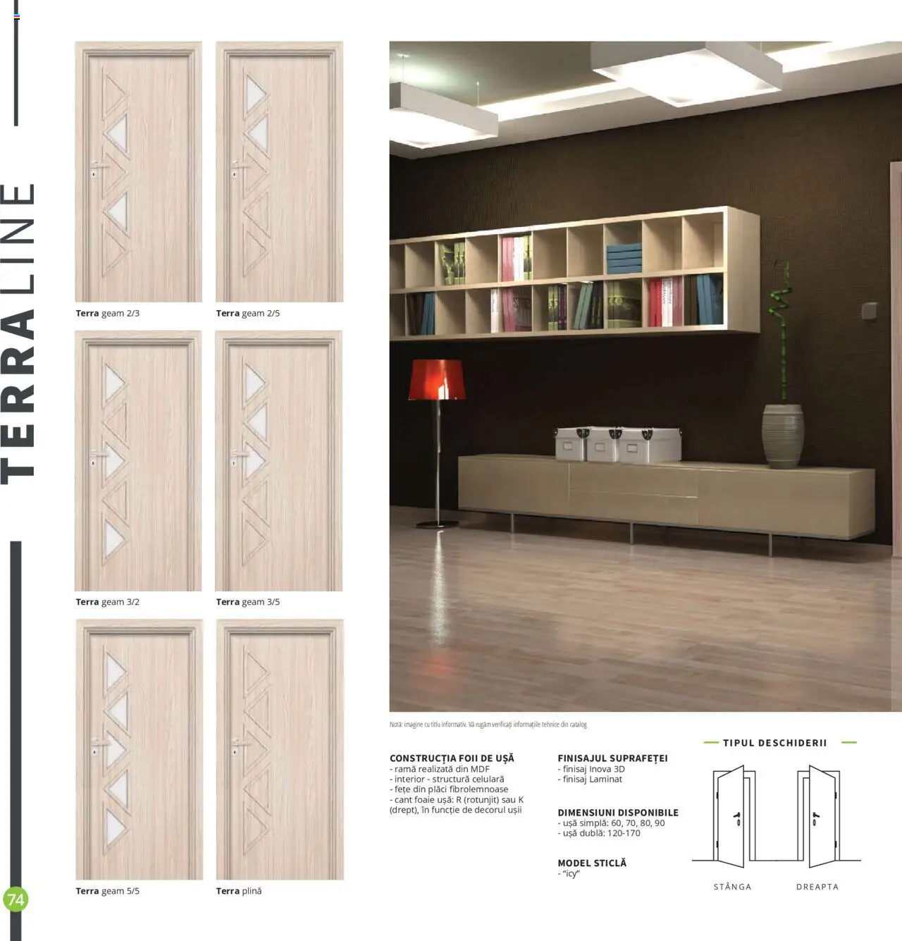 Noul catalog Proges – valabil de la 01.08.2025 | Pagină: 74 | Produse: Ușă