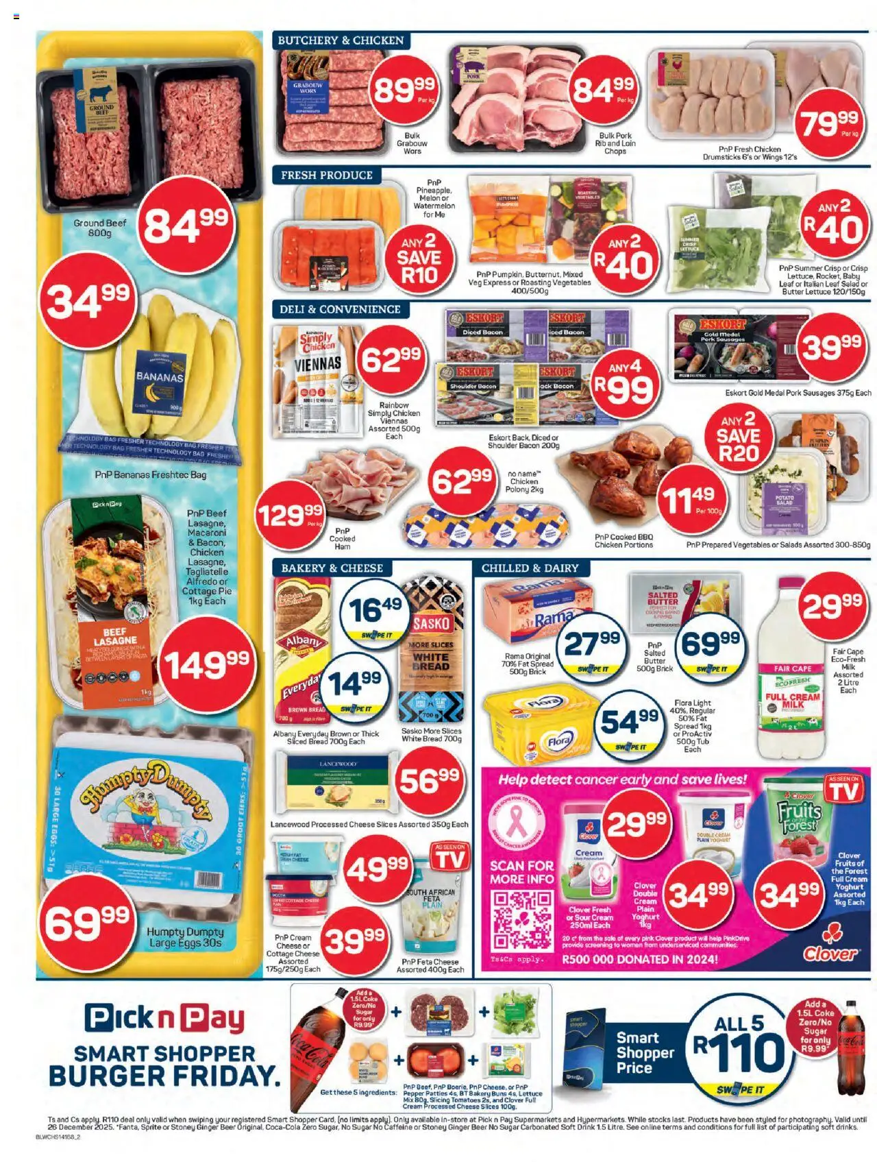 New Pick n Pay catalogue – valid from 07.10.2025 | Page: 2 | Products: Yoghurt, Chicken, Vegetables, Fat spread