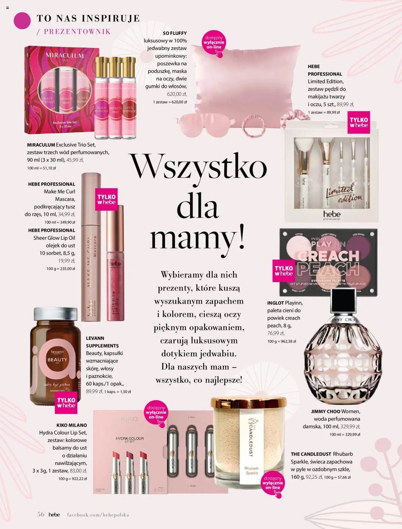 Hebe Gazetka - Magazyn od 01.05.2025 | Strona: 56 | Produkty: Maska, Woda
