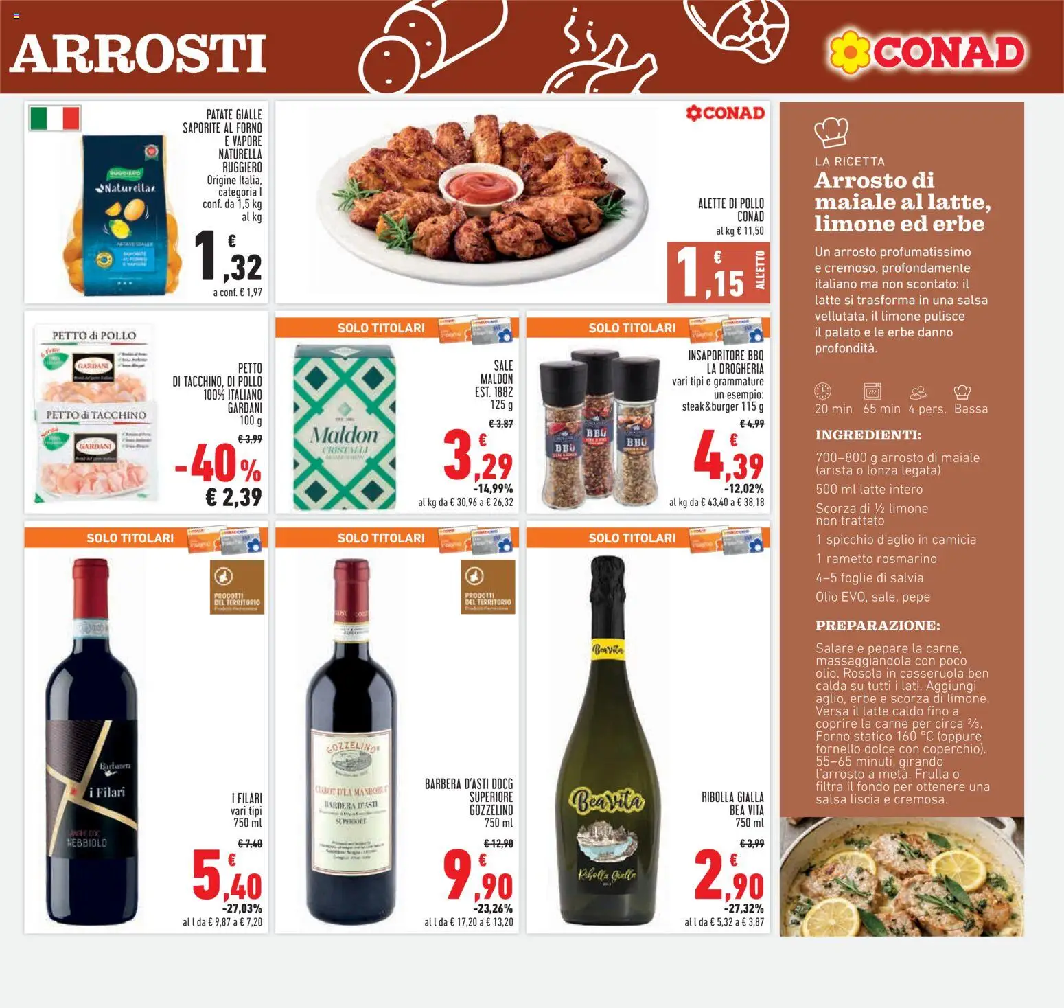 Volantino Conad del 29.01.2026 | Pagina: 9 | Prodotti: Camicia, Sale, Limone, Forno