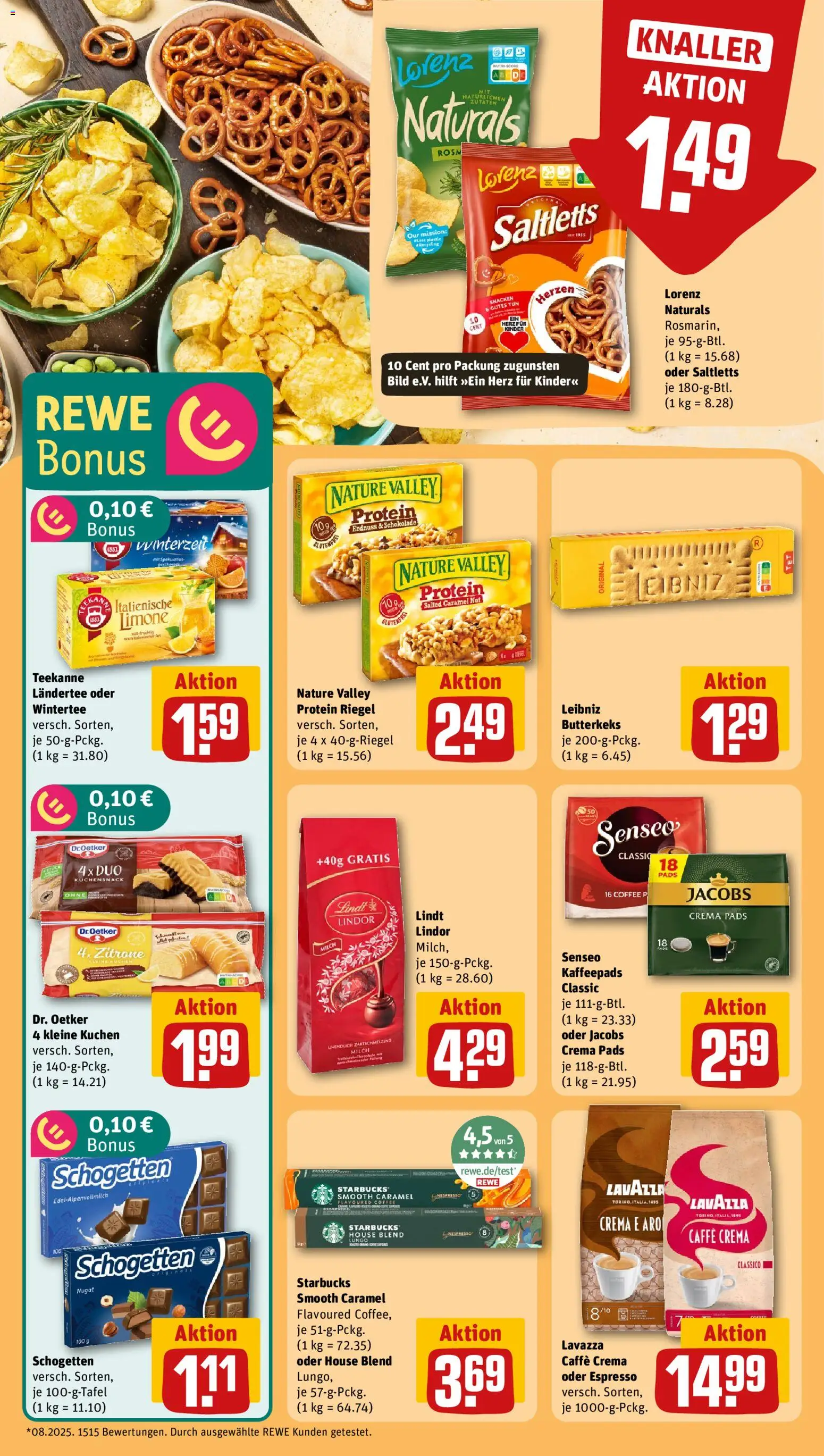Rewe ihr Kaufpark Prospekt 	 – gültig ab 03.11.2025 | Seite: 24 | Produkte: Lavazza, Teekanne, Lindt, Kuchen