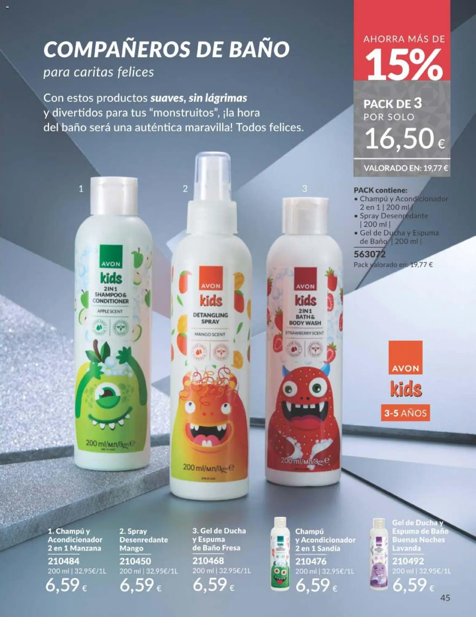 Catálogo AVON campaña 11 Black Friday │ válido desde el 01.11.2025 | Página: 45 | Productos: Gel de ducha, Manzana, Ρούτερ, Ducha