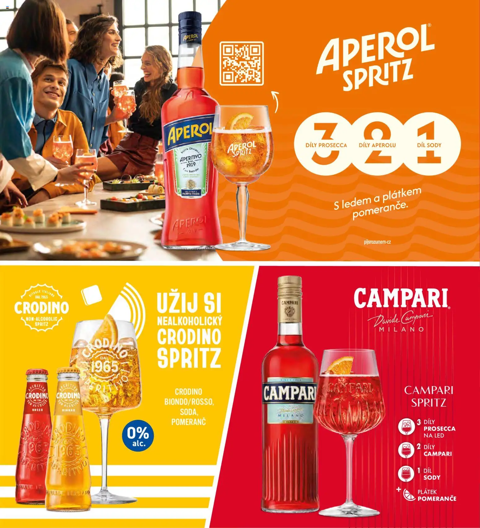 Albert magazín od 01.11.2025 | Strana: 52 | Produkty: Crodino, Pomeranče, Aperol, LED