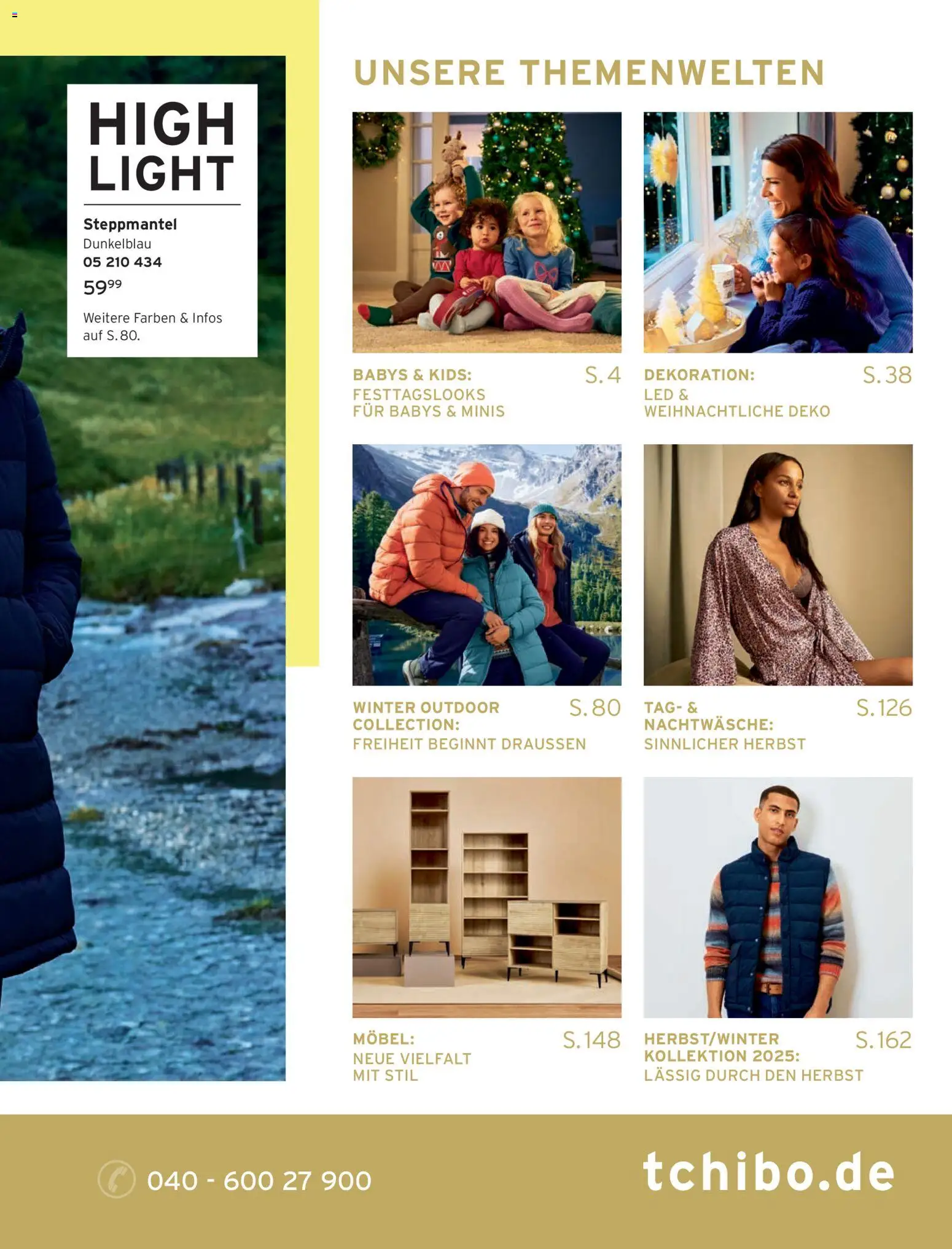 Angebote Tchibo – gültig ab 01.11.2025 | Seite: 3 | Produkte: Steppmantel