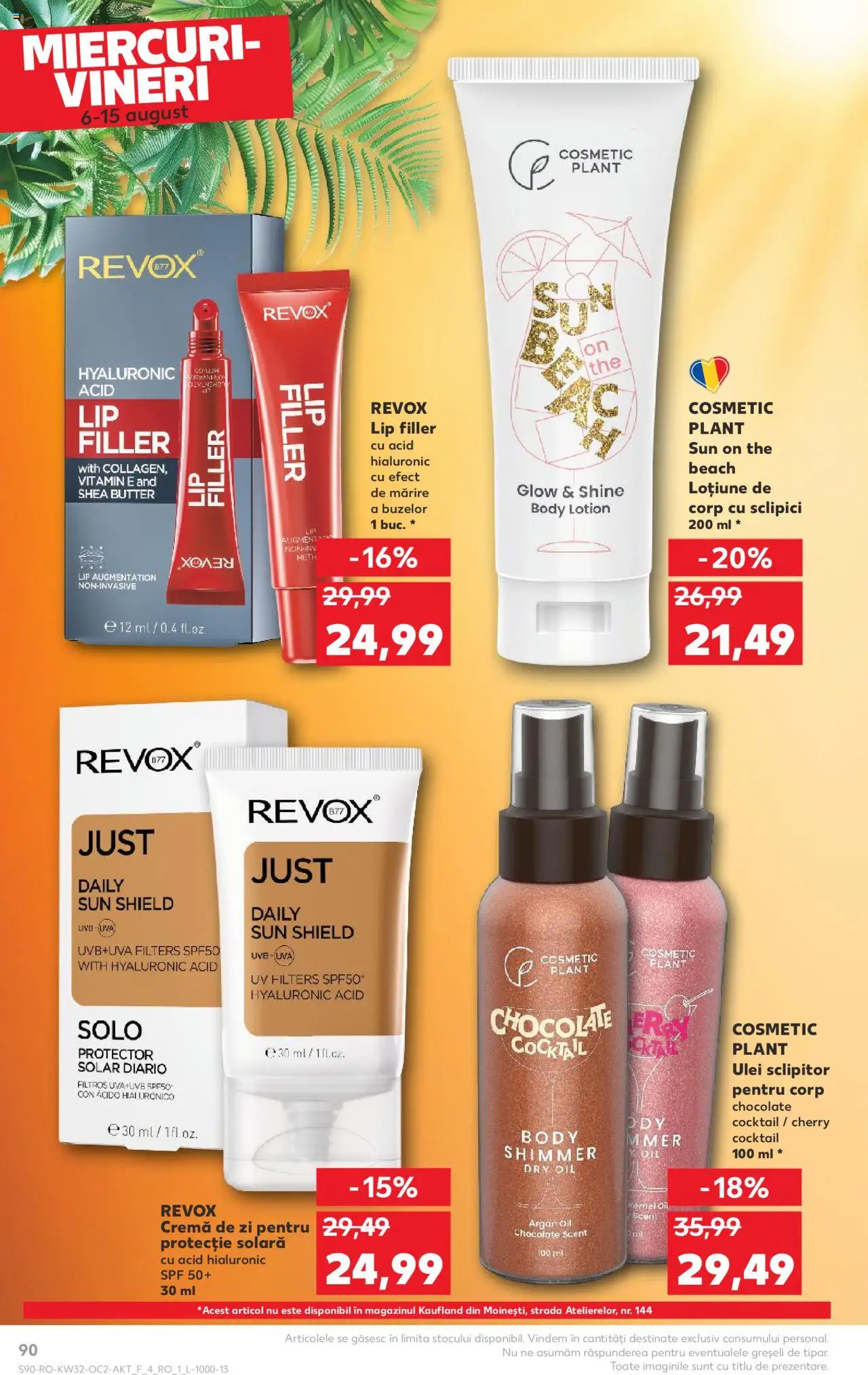 Catalog Kaufland - Tulcea – valabil de la 06.08.2025 | Pagină: 90 | Produse: Cremă de zi, Body, Ulei, Cocktail