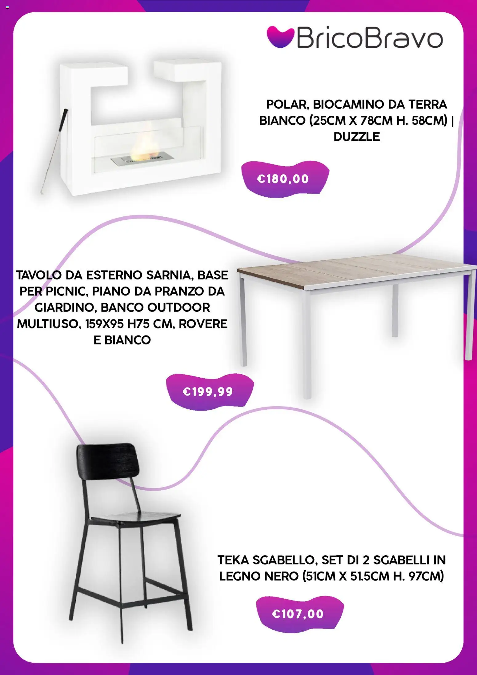 Volantino Brico Bravo del 03.03.2026 | Pagina: 3 | Prodotti: Tavolo, Terra