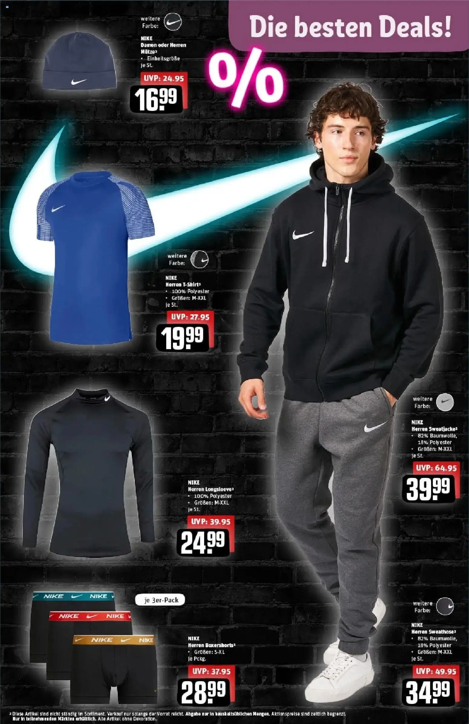 Rewe prospekt Rodgau/Dudenhofen	 – gültig ab 23.11.2025 | Seite: 43 | Produkte: Sweathose, Sweatjacke, T-Shirt