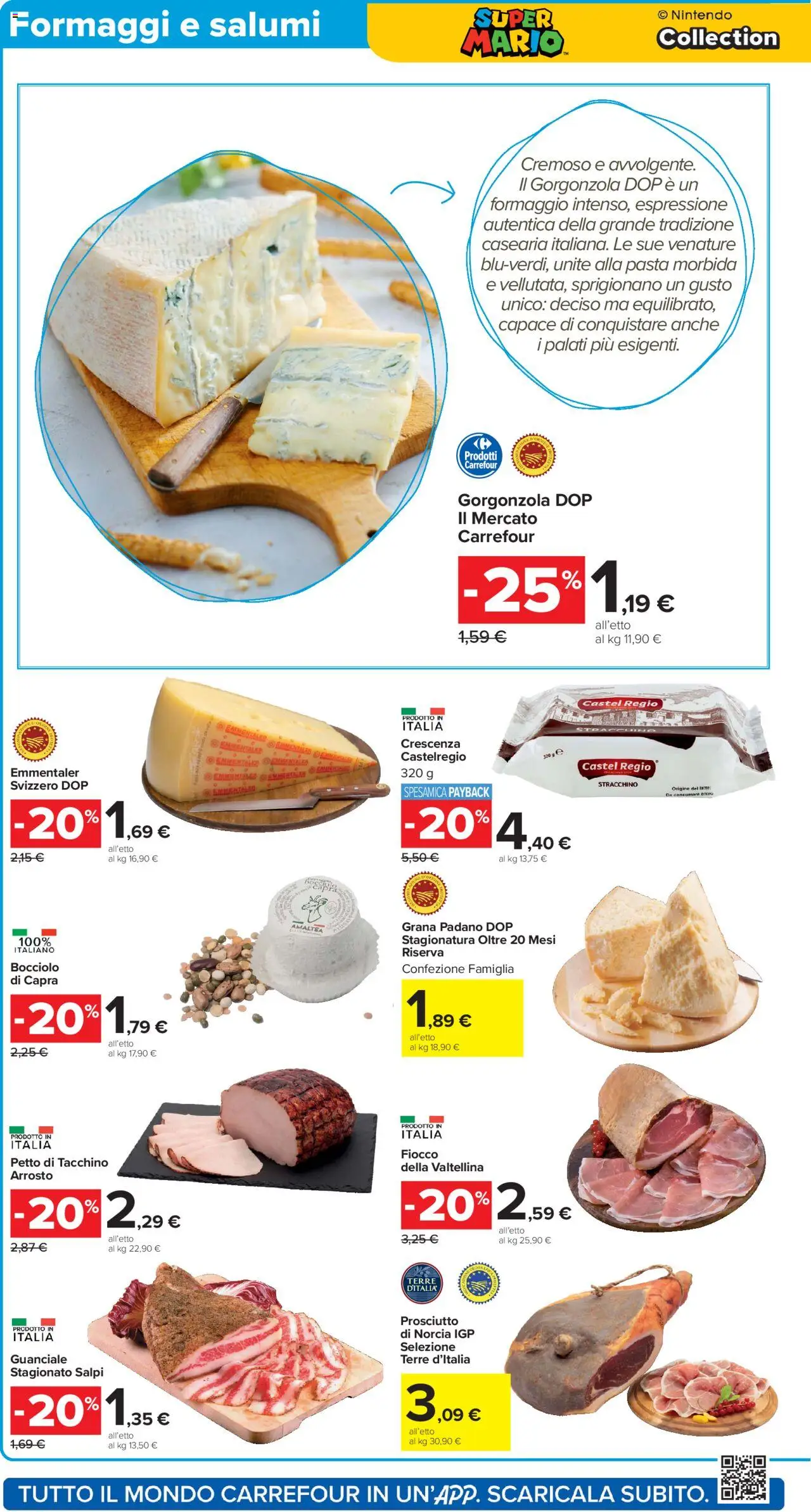 Volantino Carrefour del 10.10.2025 | Pagina: 6 | Prodotti: Arrosto, Pasta, Stracchino, Crescenza